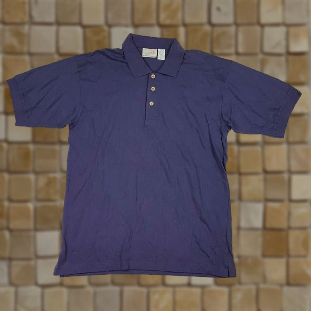 Vintage VINTAGE Greg Norman Shark Logo Polo Shirt Blue Short Sleeve Golf Polo Shirt Mens M/L Vintage 90s Retro Outdoor Sports Golf Shirt Size US M / EU 48-50 / 2 - 1 Thumbnail