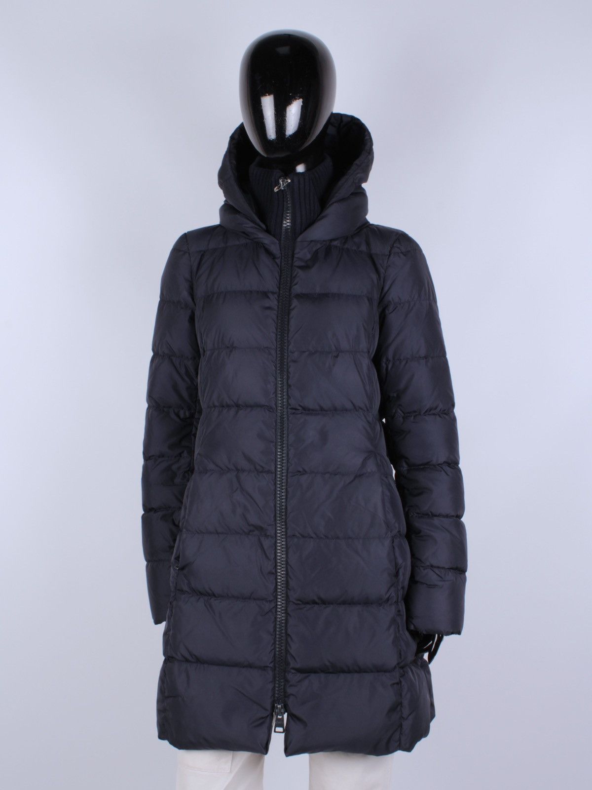 Designer × Herno HERNO Long Coat Down Puffer Jacket Polar-Tech Size M / US 6-8 / IT 42-44 - 1 Thumbnail