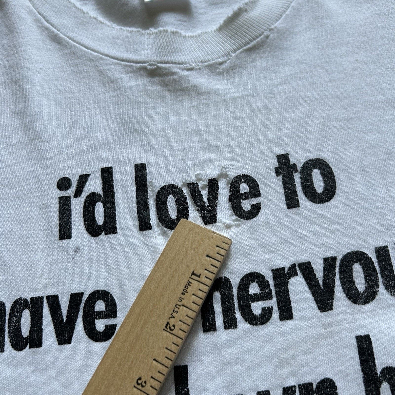 Fruit Of The Loom × Vintage Vintage Nervous Breakdown T-Shirt XL 90s Distressed Funny Size US XL / EU 56 / 4 - 9 Thumbnail