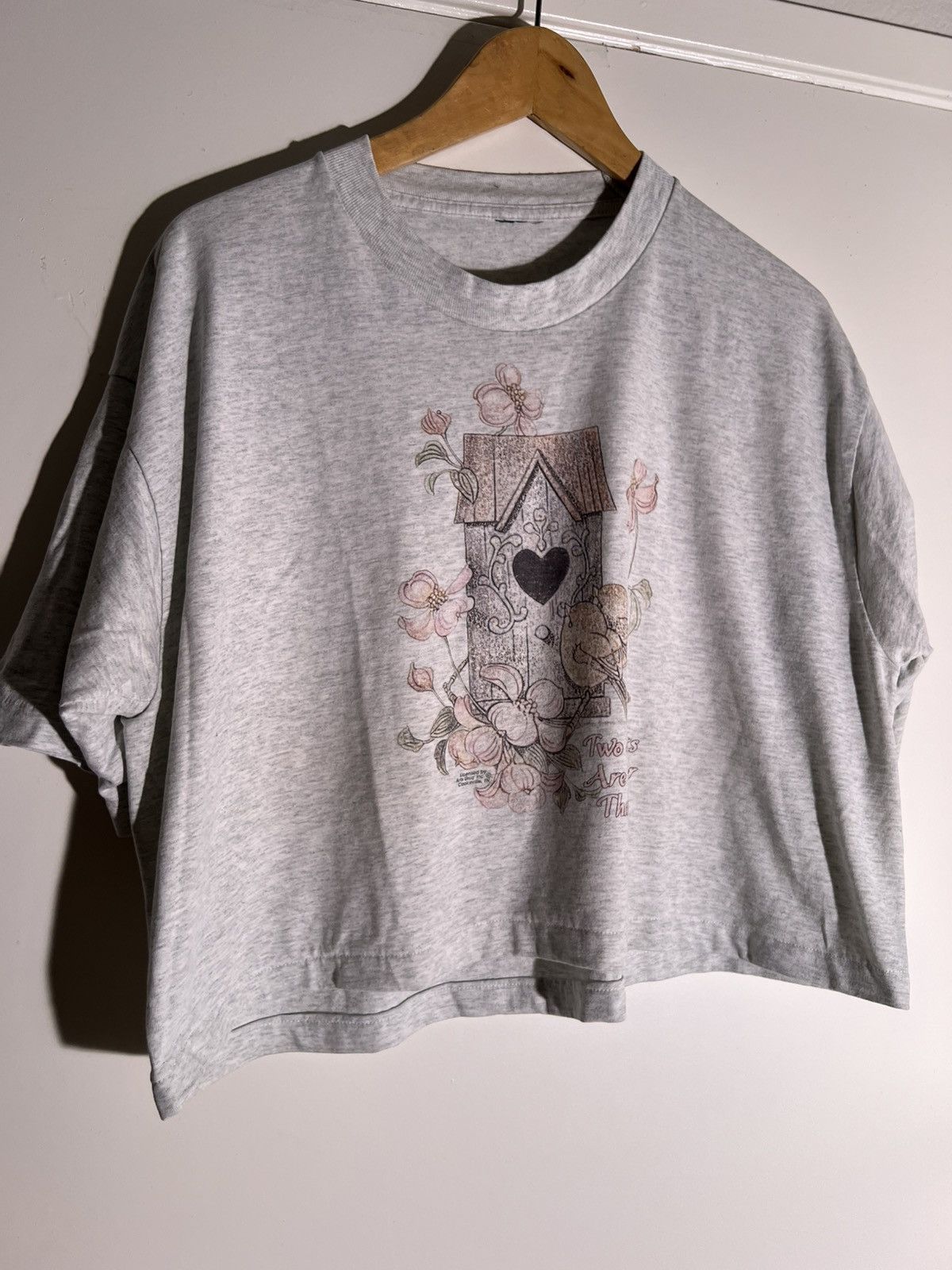 Vintage 80’s 90’s VTG Vintage Heart Birdhouse Flower Retro Tee Shirt Size US L / EU 52-54 / 3 - 1 Thumbnail