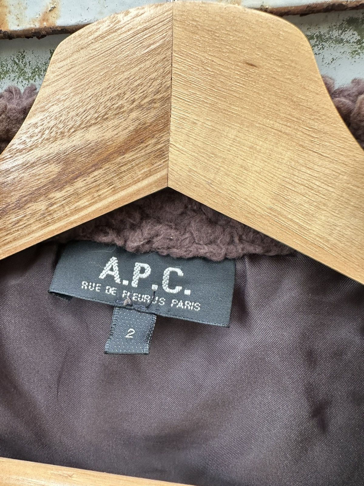 A.P.C. 👹A.P.C Double Collar Fleece Bomber Jacket Size US S / EU 44-46 / 1 - 7 Thumbnail
