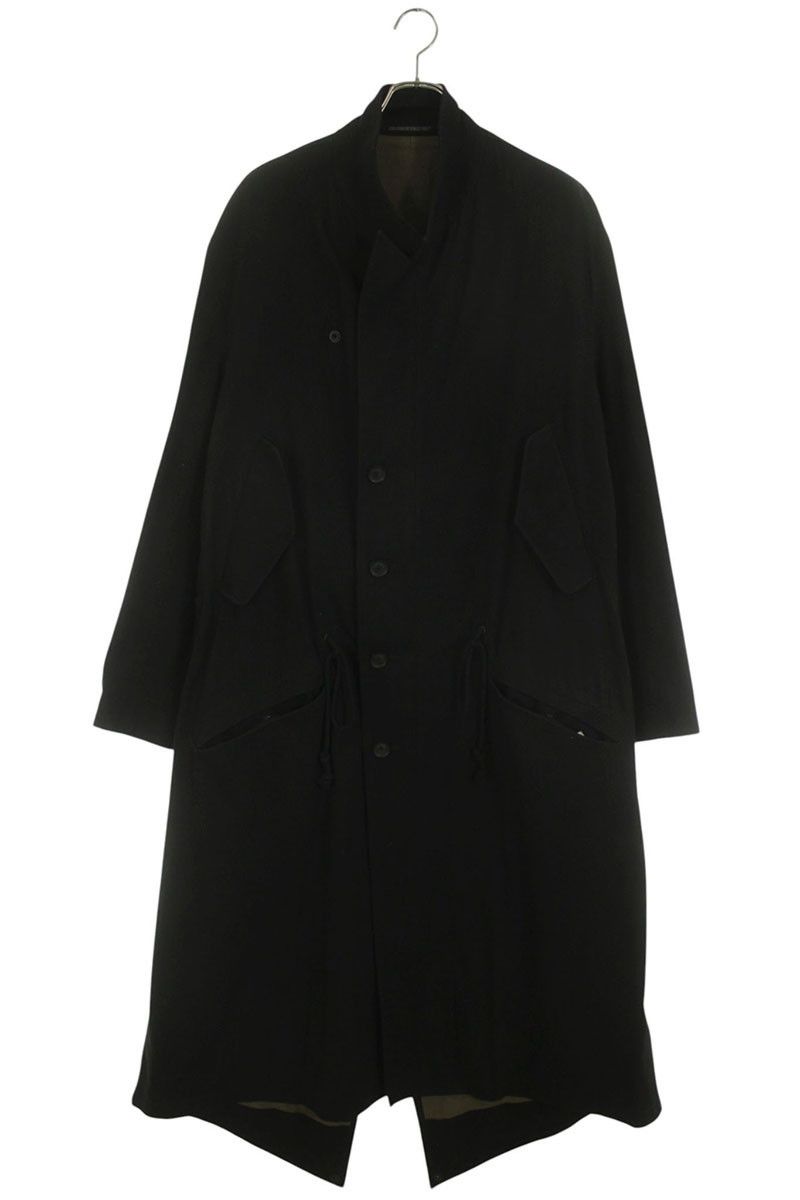 Yohji Yamamoto Pour Homme 20aw Zip Long Denim Coat Size 3, Men's