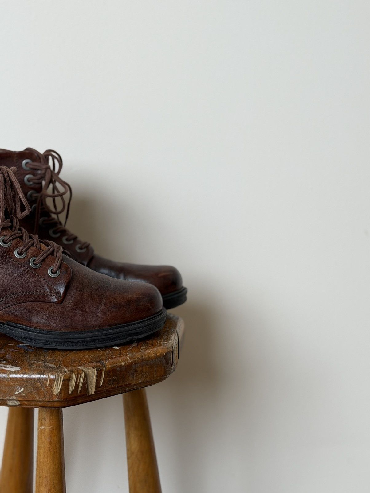 A.S.98 A.S.98 AirStep Guidi Vibe Ankle-Zip Vestern Leather Boots Size US 5.5 / EU 38 - 4 Thumbnail