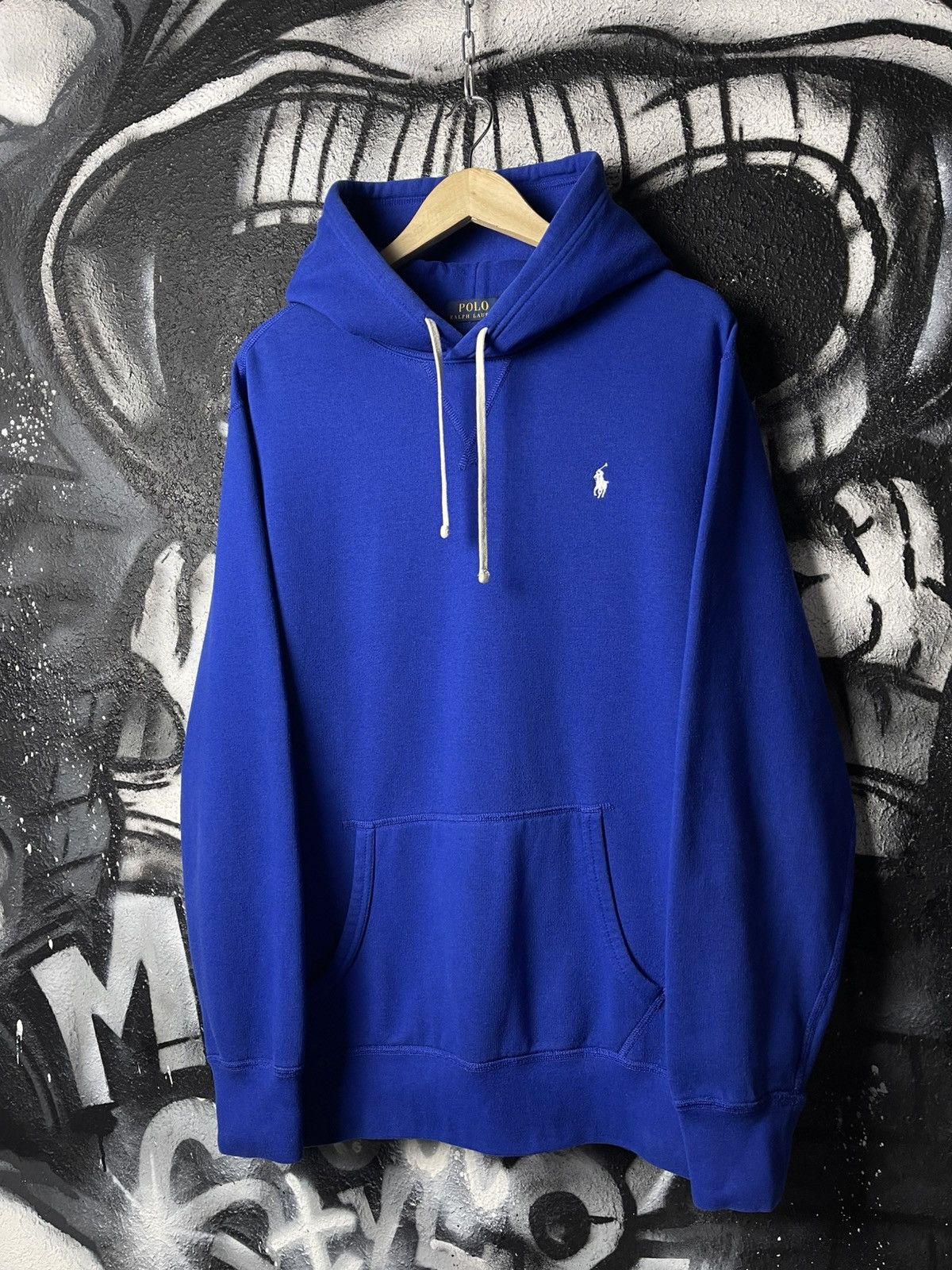 Polo Ralph Lauren Polo Ralph Lauren Royal Blue Cotton Blend Hoodie Men’s XL Size US XL / EU 56 / 4 - 1 Thumbnail
