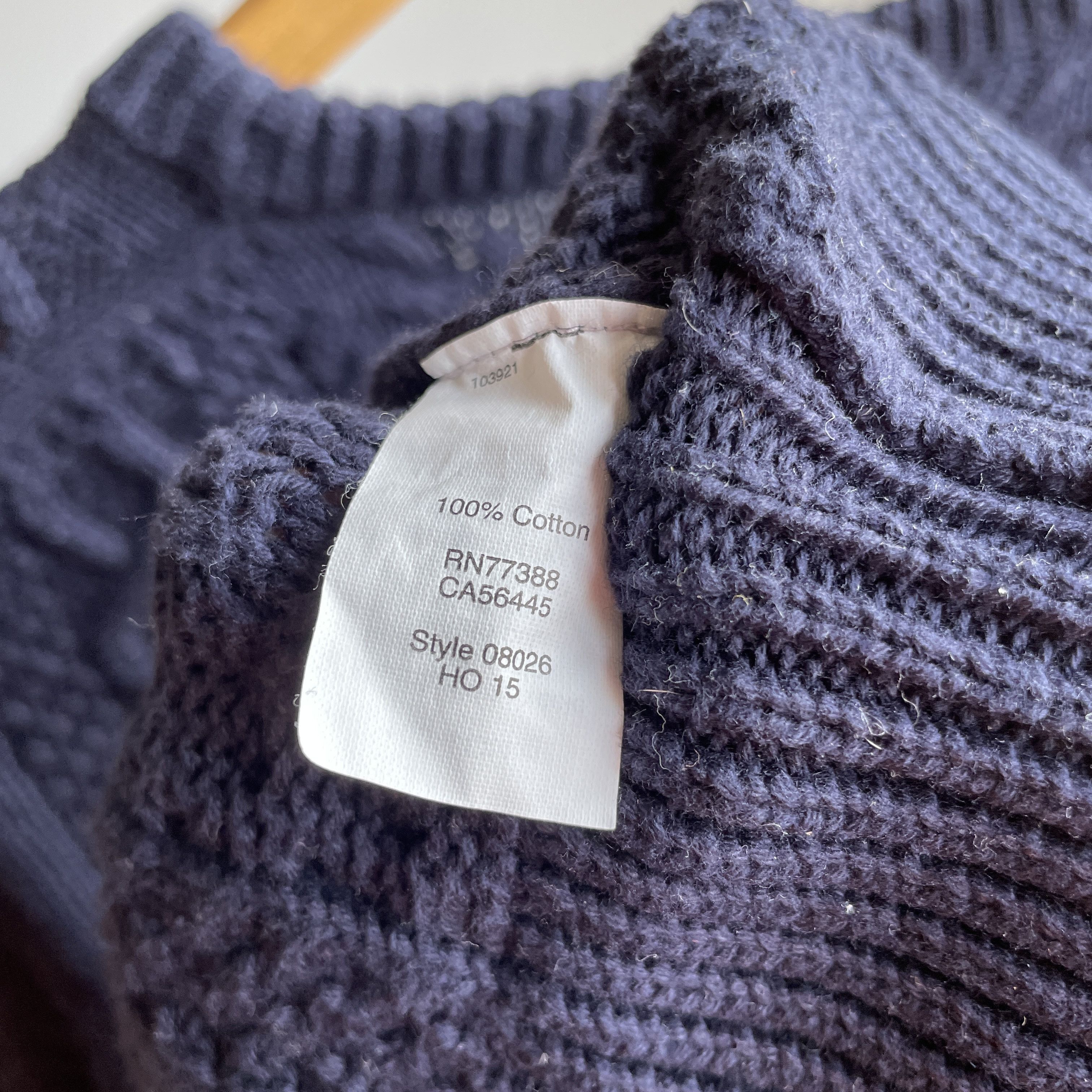 J.Crew J.Crew Chunky Cable Knit Cotton Sweater Size XS Size US XS / EU 42 / 0 - 7 Thumbnail