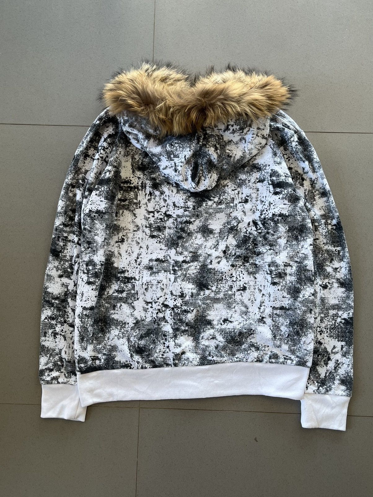 14th Addiction JAPANESE WILD LIFE FUR ZIP HOODIE GOTHIC SEDITIONARIES PUNK Size US L / EU 52-54 / 3 - 7 Thumbnail
