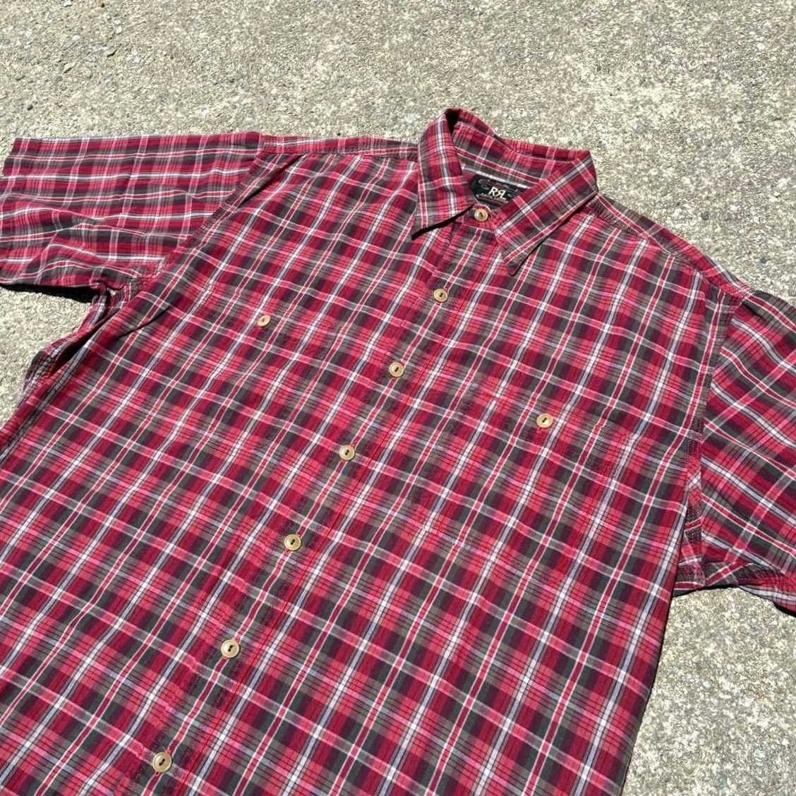 Ralph Lauren RRL Ralph Lauren Red Check Shirt Mens M Casual Used Size US M / EU 48-50 / 2 - 3 Thumbnail