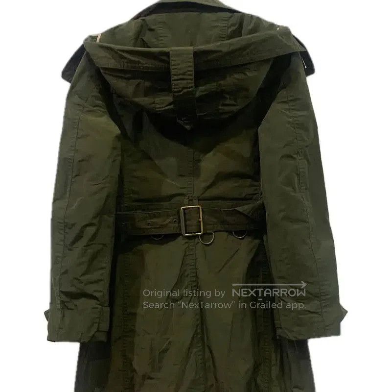 Burberry Burberry Green Polyester Women's Trench Coat. Size S / US 4 / IT 40 - 2 Thumbnail