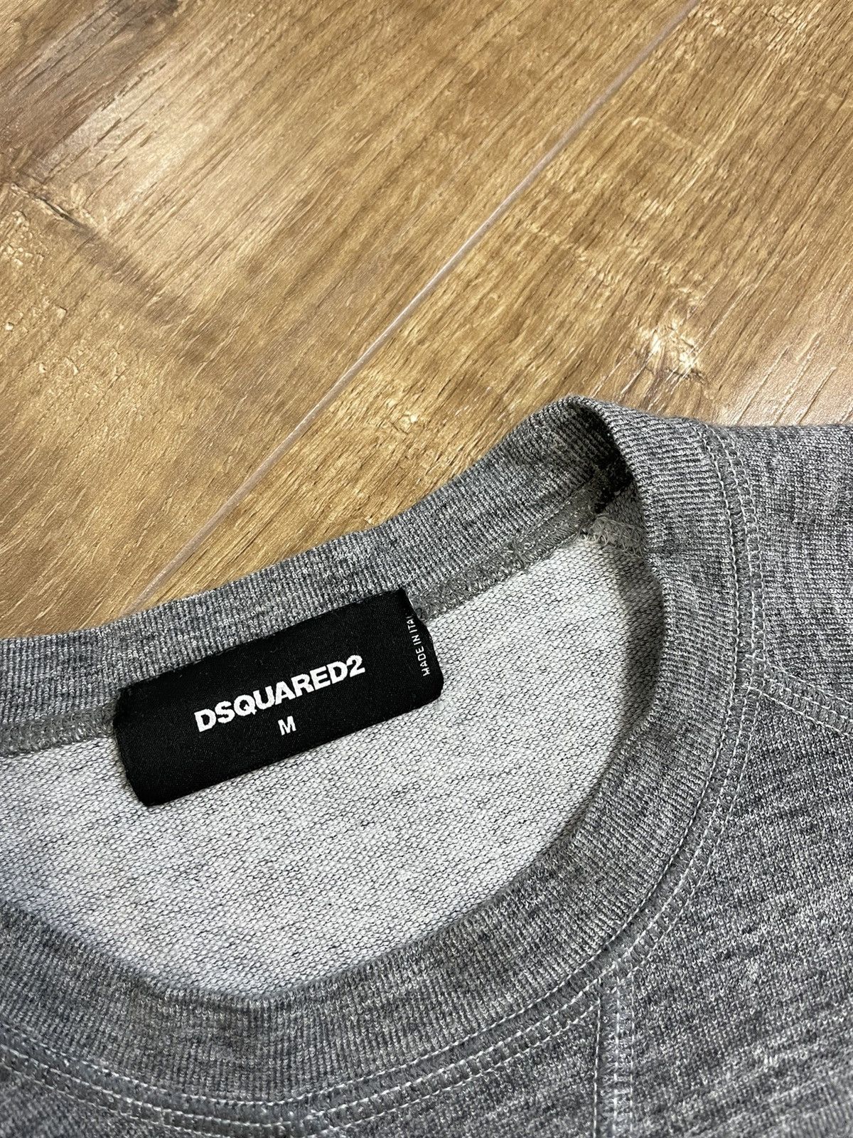 Dsquared2 × Vintage Vintage Y2K Japanese Style Dsquared2 Big Logo Sweatshirt Size US M / EU 48-50 / 2 - 5 Thumbnail