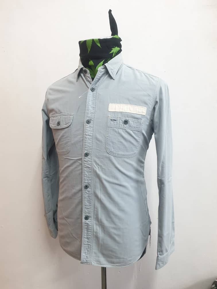 Journal Standard Journal Standard salvedge Japanese brand chambray shirt Size US M / EU 48-50 / 2 - 8 Thumbnail