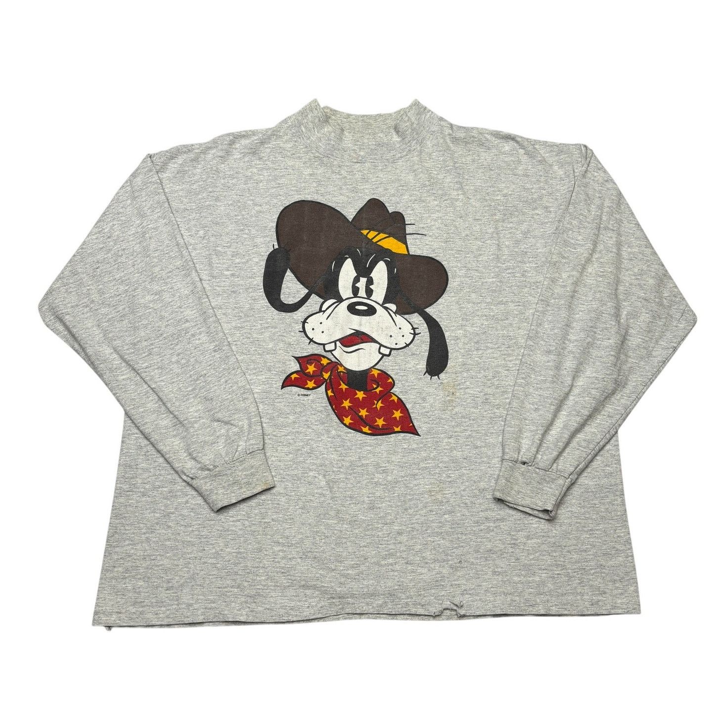 Disney Vintage 80s Goofy Western Cowboy Disney Tee Shirt LS XL Size US XL / EU 56 / 4 - 1 Thumbnail