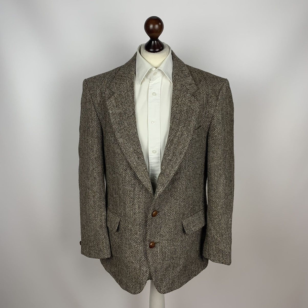 Harris Tweed Vintage Harris Tweed Wool Single Breasted Blazer Jacket 40R Size 40R - 1 Thumbnail