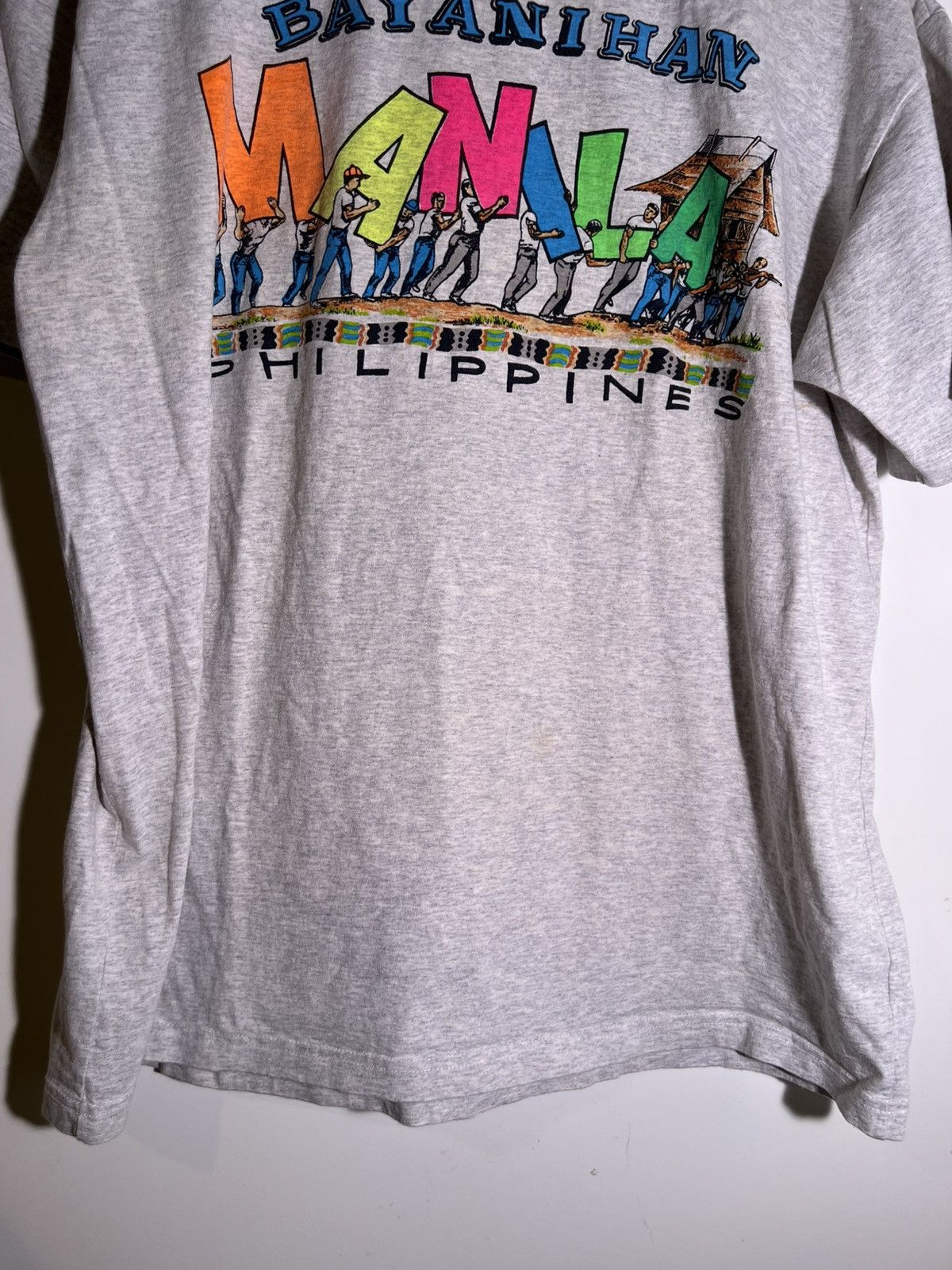 Vintage 90's 2000's Y2K VTG Vintage Manila Philippines Retro T Shirt Size US L / EU 52-54 / 3 - 5 Thumbnail