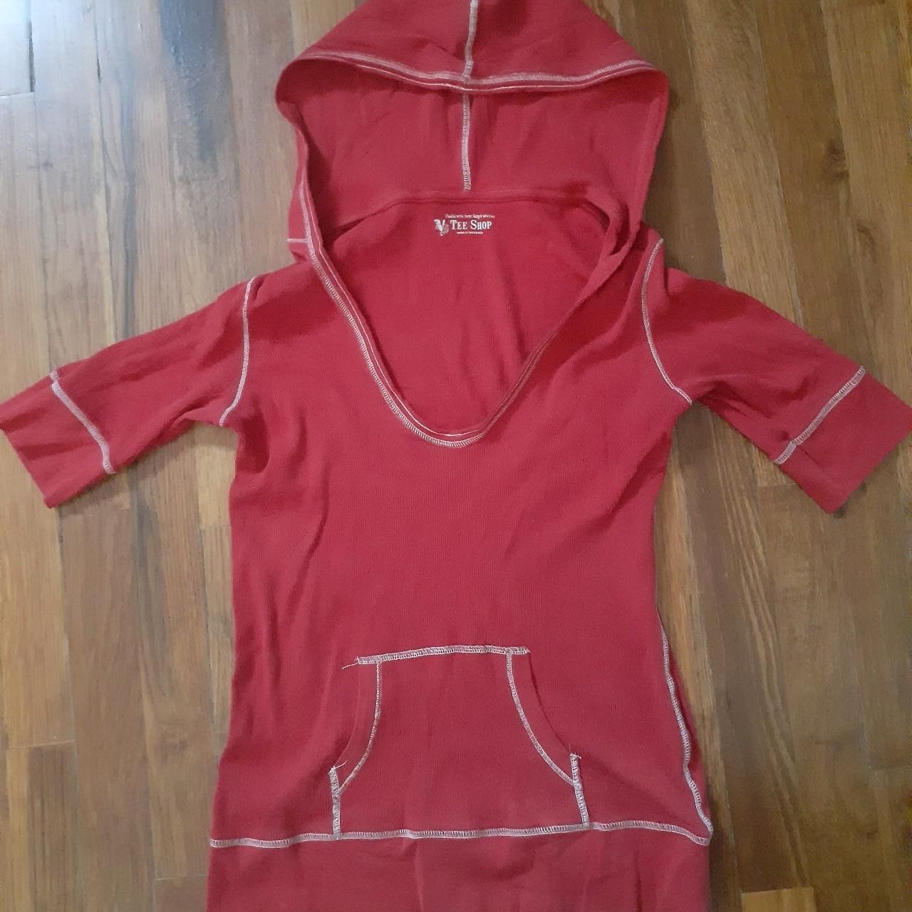 Victoria's Secret Victoria's Secret Tee Shop Red Hoodie Top size Large Size L / US 10 / IT 46 - 1 Thumbnail