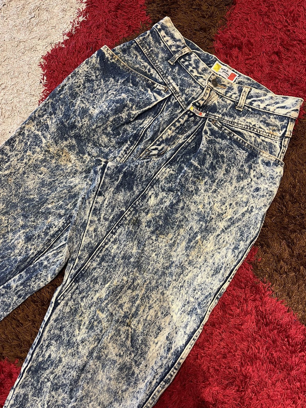 Japanese Brand Jeans Gold Rush Distressed Denim Size 28’ Size US 28 / EU 44 - 2 Thumbnail
