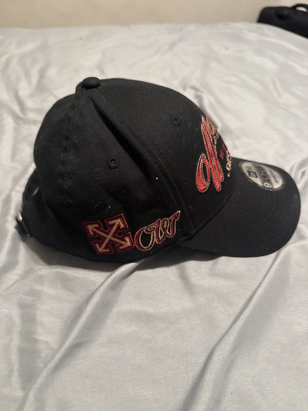 Off-White OffWhite x A.C. Milan Script New Era Hat Size ONE SIZE - 9 Thumbnail