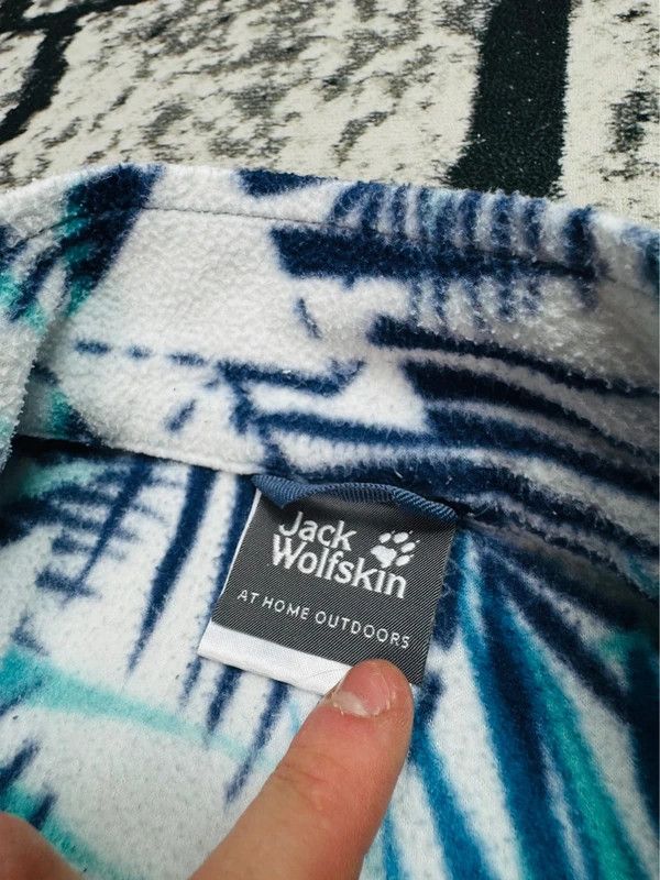 Jack Wolfskin Jack Wolfskin fleece jacket blue white M logo Size M / US 6-8 / IT 42-44 - 5 Thumbnail