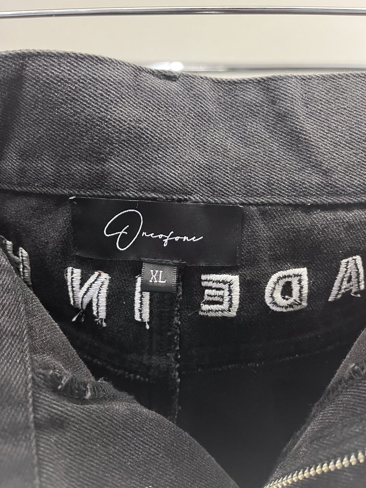 Other One of One Online Black Denim “HVN” shorts Size US 34 / EU 50 - 7 Thumbnail