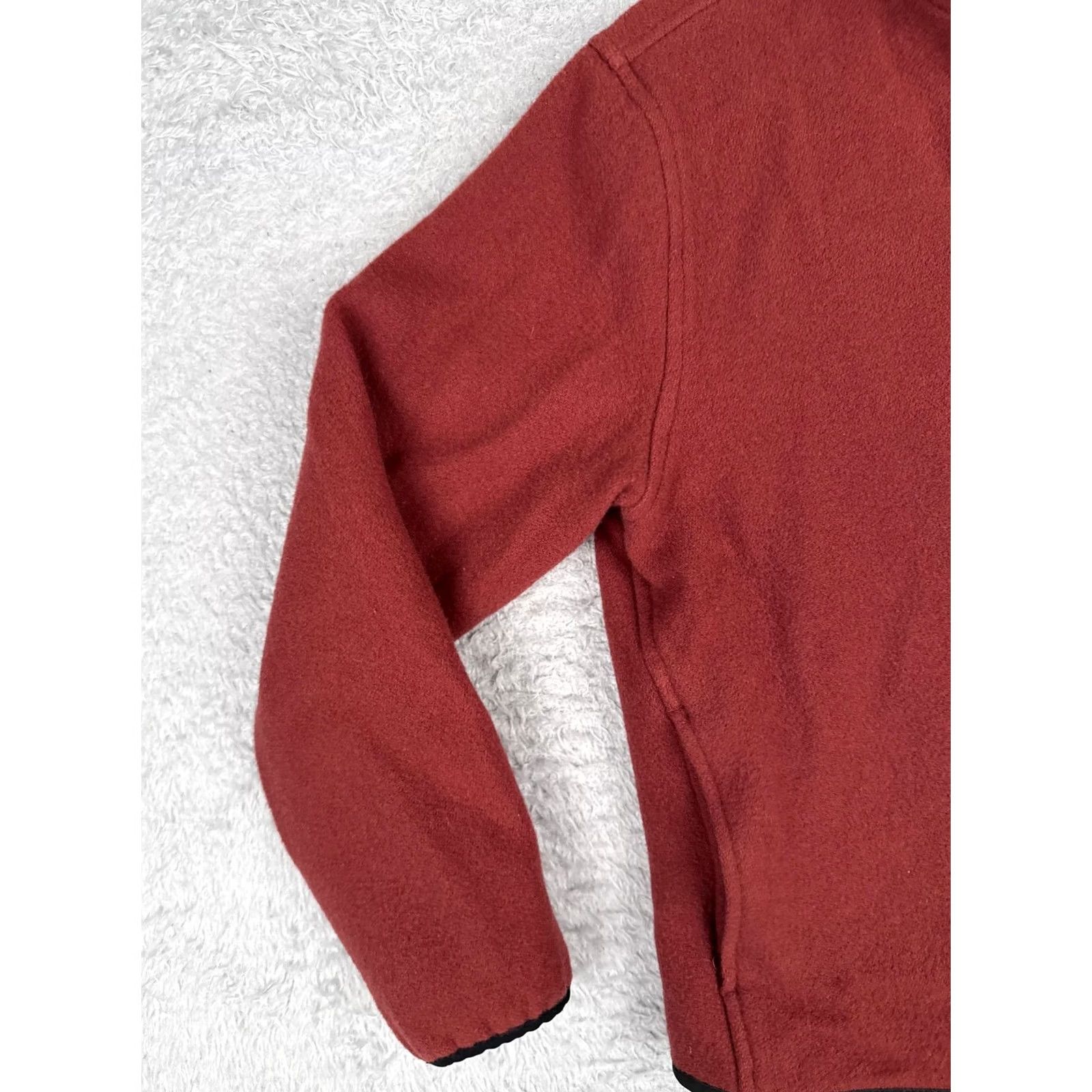 Vintage Woolrich Jacket Women Small Red Fleece Full Zip Lined Outdoor Hiking Casual Warm Size S / US 4 / IT 40 - 3 Thumbnail