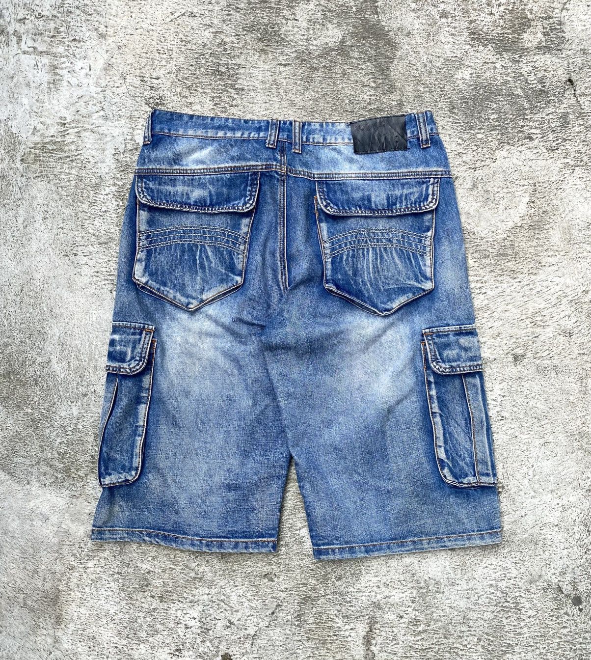 Other Cargo Denim Washed Blue Jorts Play Bigg Size US 36 / EU 52 - 2 Thumbnail