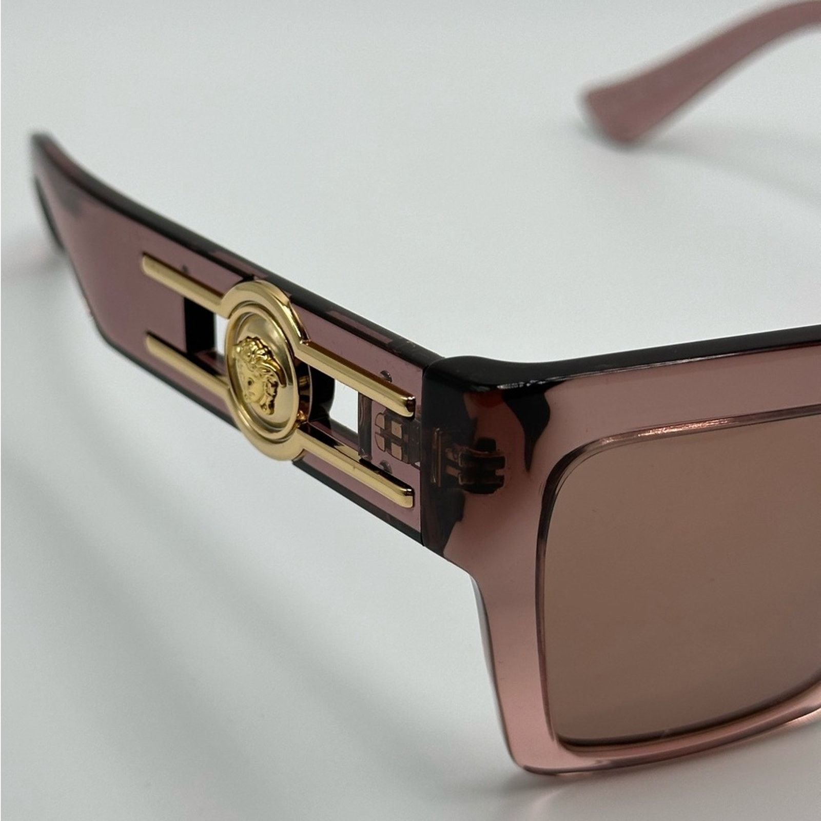 Versace NEW VERSACE VE4458 543573 Brown Transparent Light Brown Size ONE SIZE - 2 Thumbnail