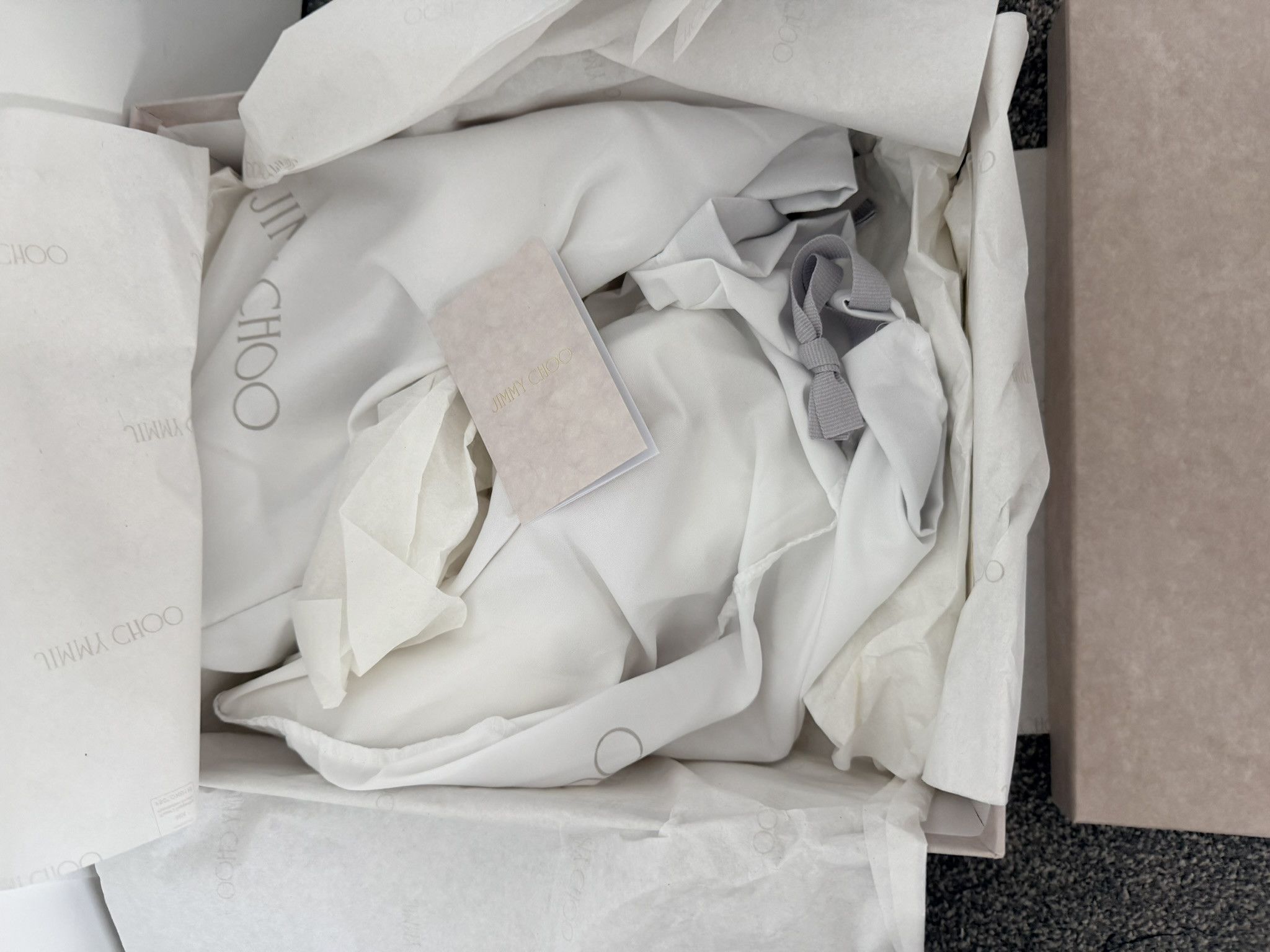 Jimmy Choo Jimmy Choo Saeda 100 l 39 EU Ivory/Crystal Size US 9 / IT 39 - 8 Thumbnail
