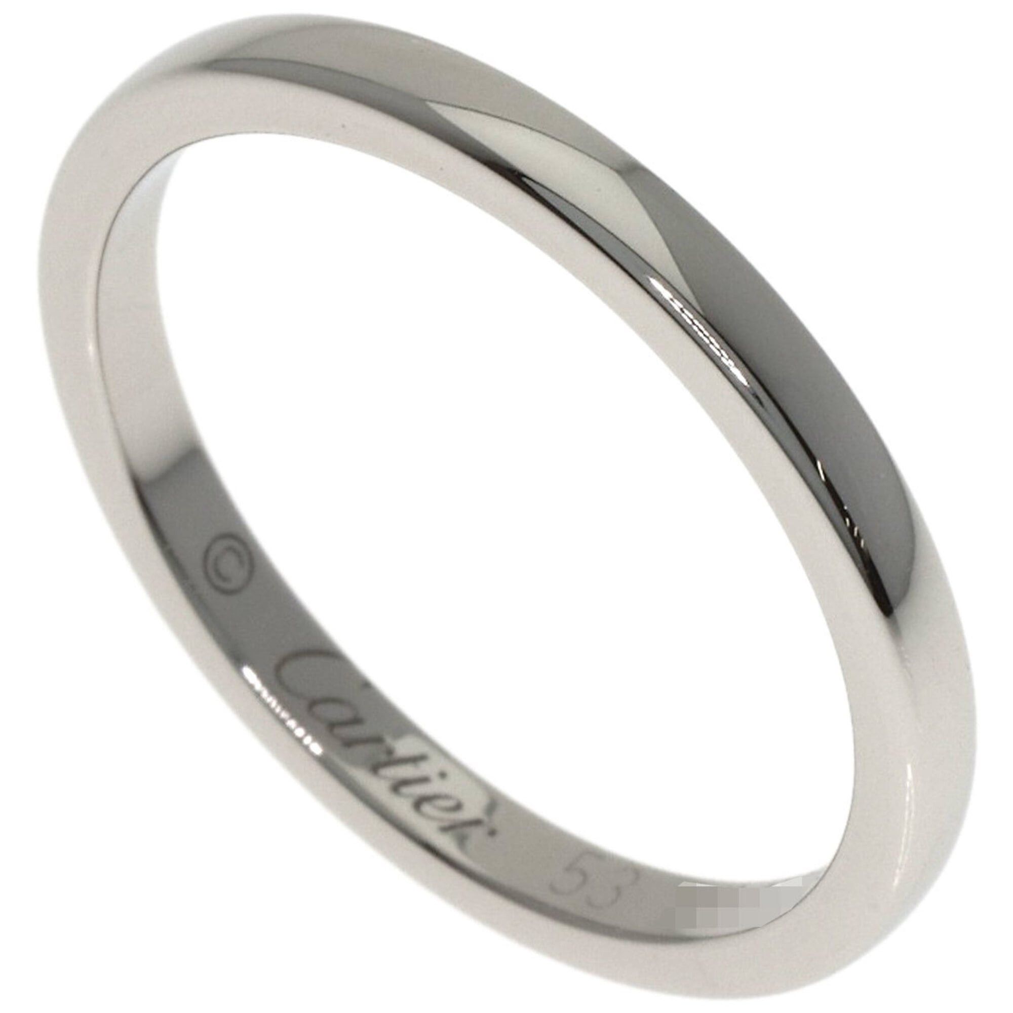 Cartier Cartier Wedding Ring #53, Platinum PT950, Women's, CARTIER Size ONE SIZE - 1 Thumbnail
