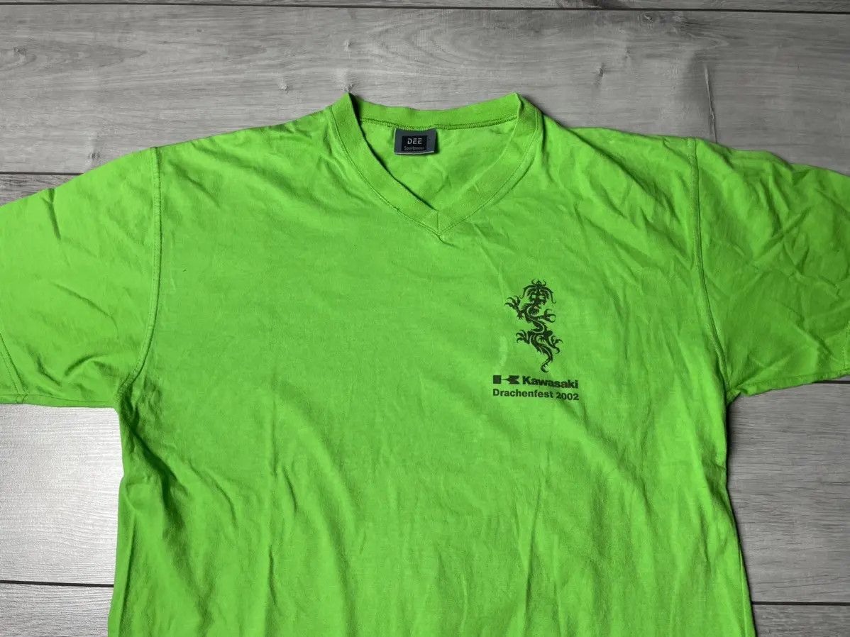 Band Tees Kawasaki moto T-shirt dragon band tee vintage size Large Size US L / EU 52-54 / 3 - 3 Thumbnail