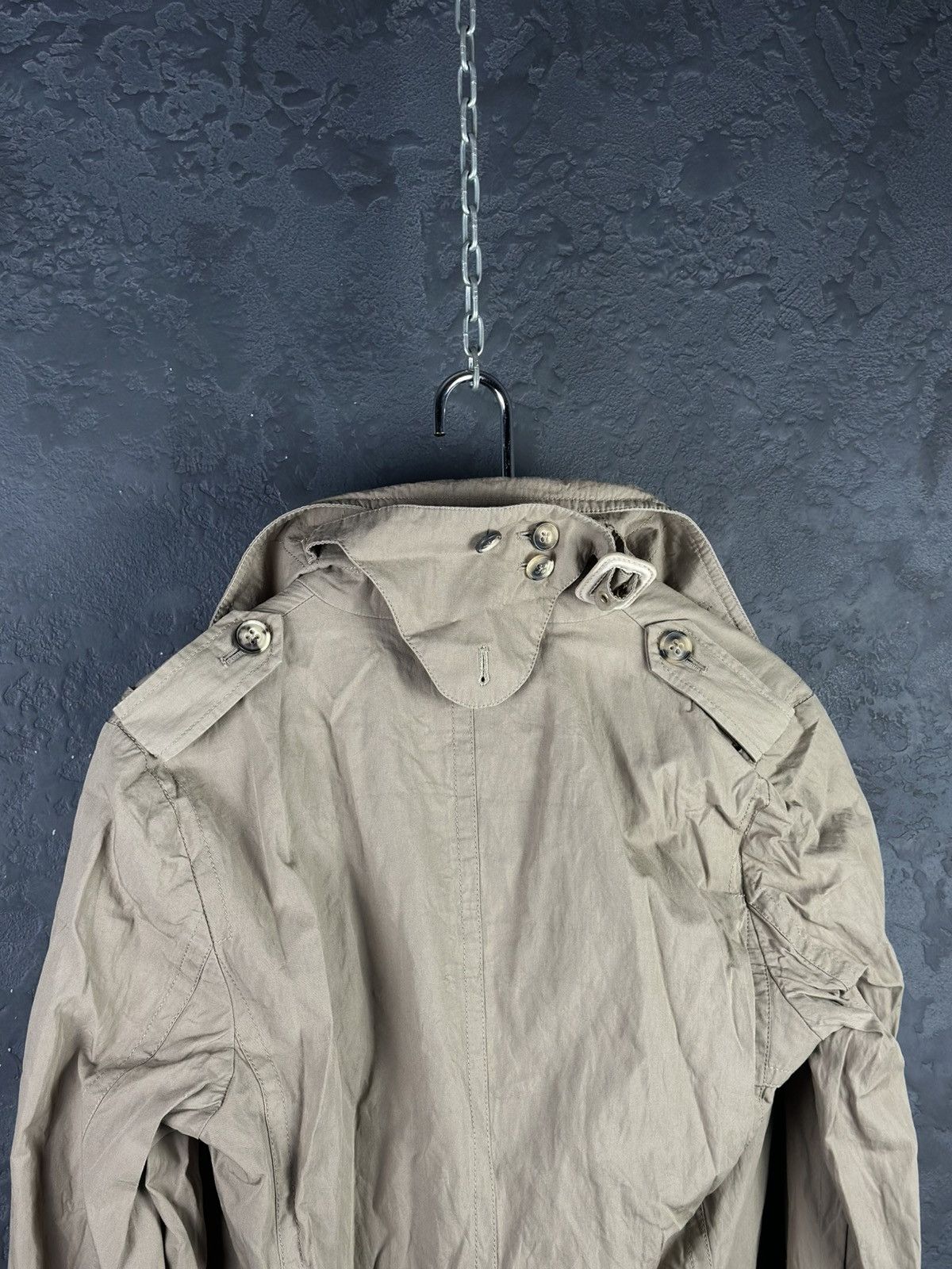 Marc Jacobs × Vintage MARC JACOBS Double-Breasted Belted Cotton Trench Coat Size XL / US 12-14 / IT 48-50 - 11 Thumbnail