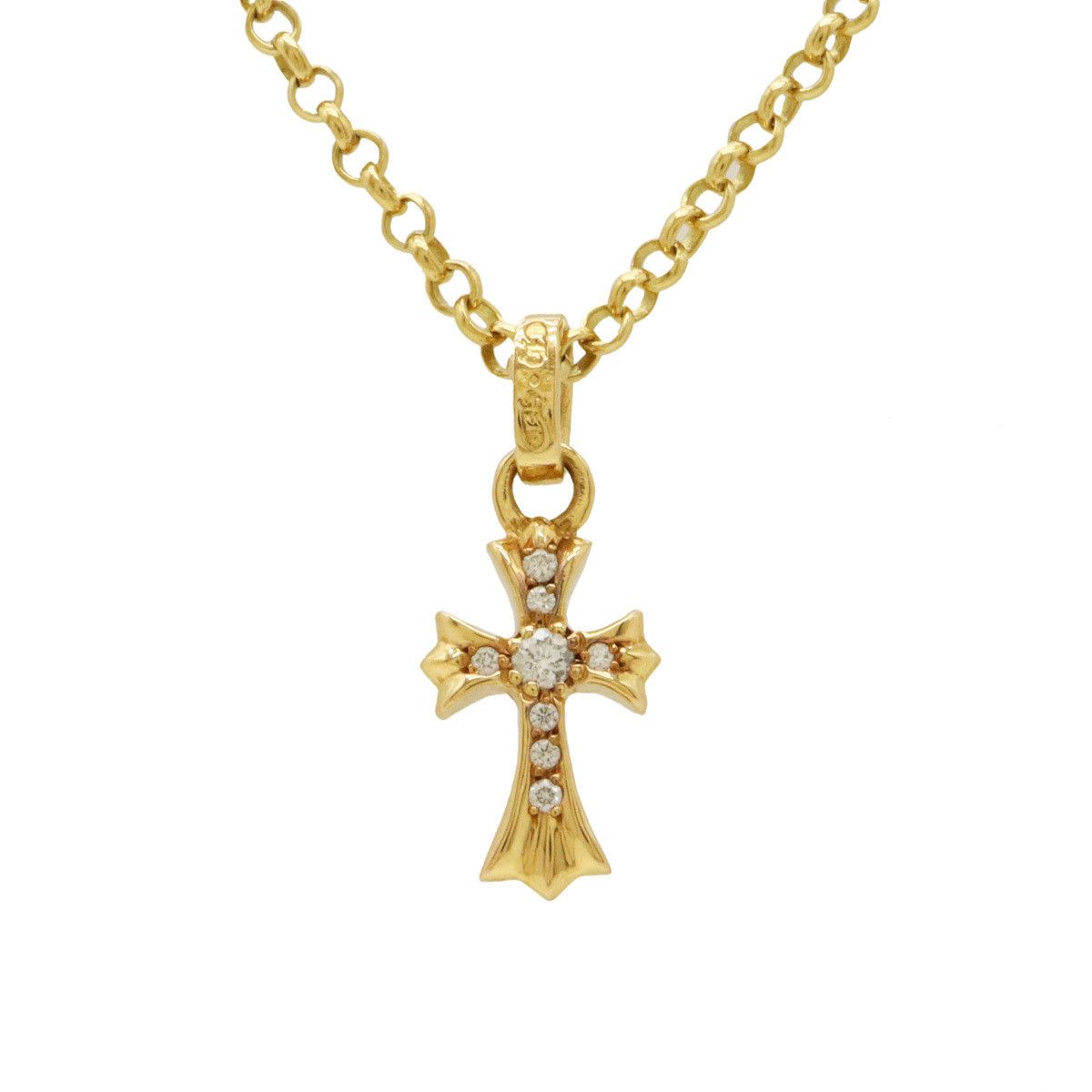 Chrome Hearts Chrome Hearts Baby Fat Cross Necklace Pendant