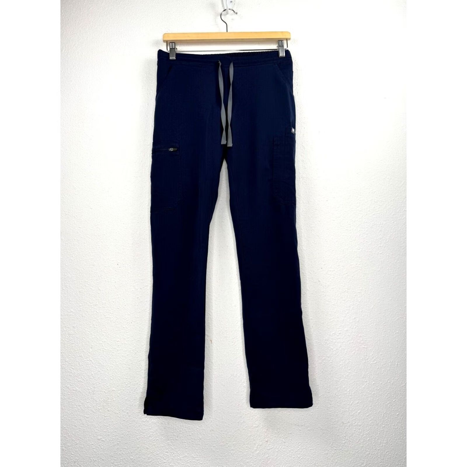 Vintage FIGS Cargo Scrub Pants Shirt? Size 26" / US 2 / IT 38 - 2 Thumbnail