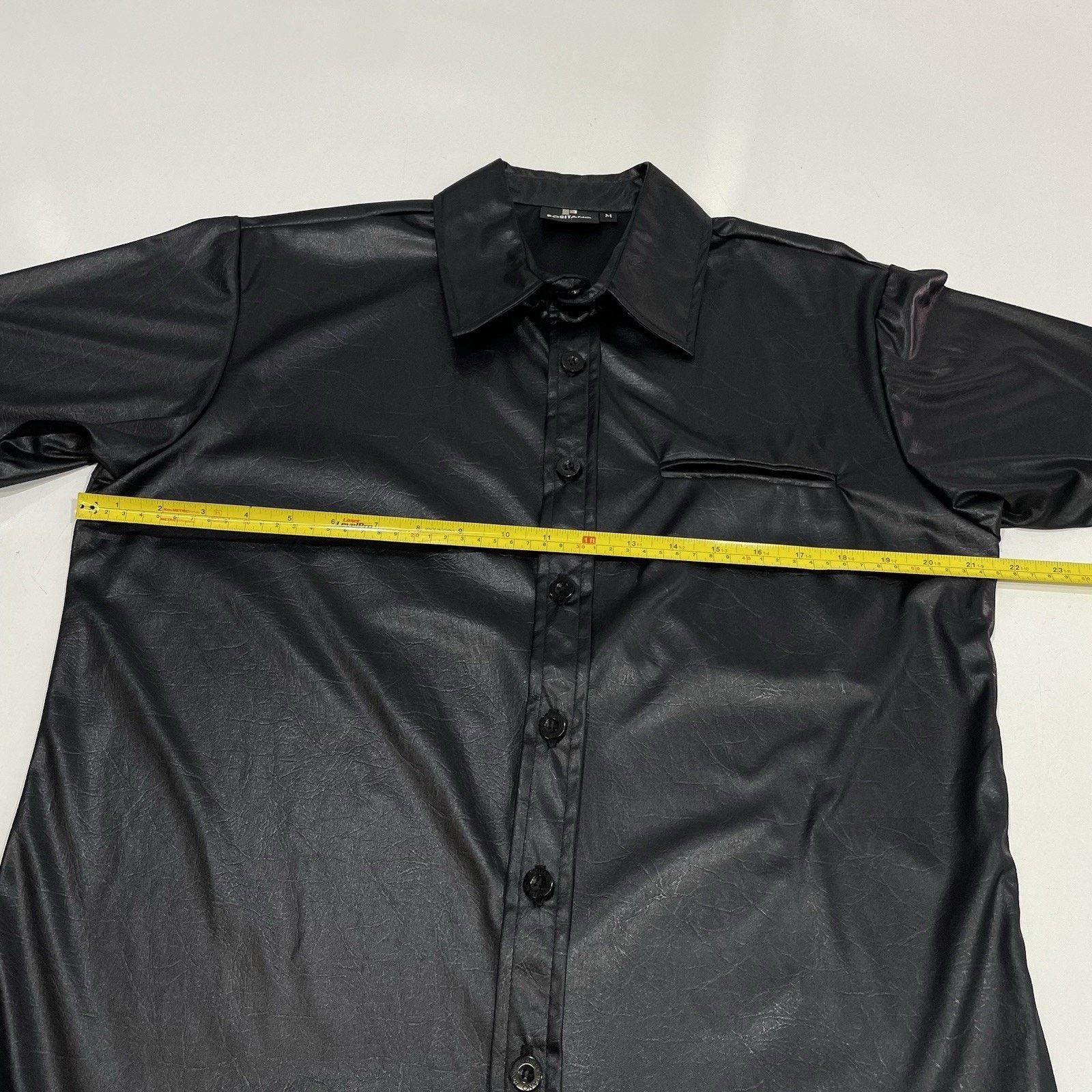 Hot Topic VTG POSITANO Black Belted Shirt Men’s M Club Rave Lounge Size US M / EU 48-50 / 2 - 5 Thumbnail