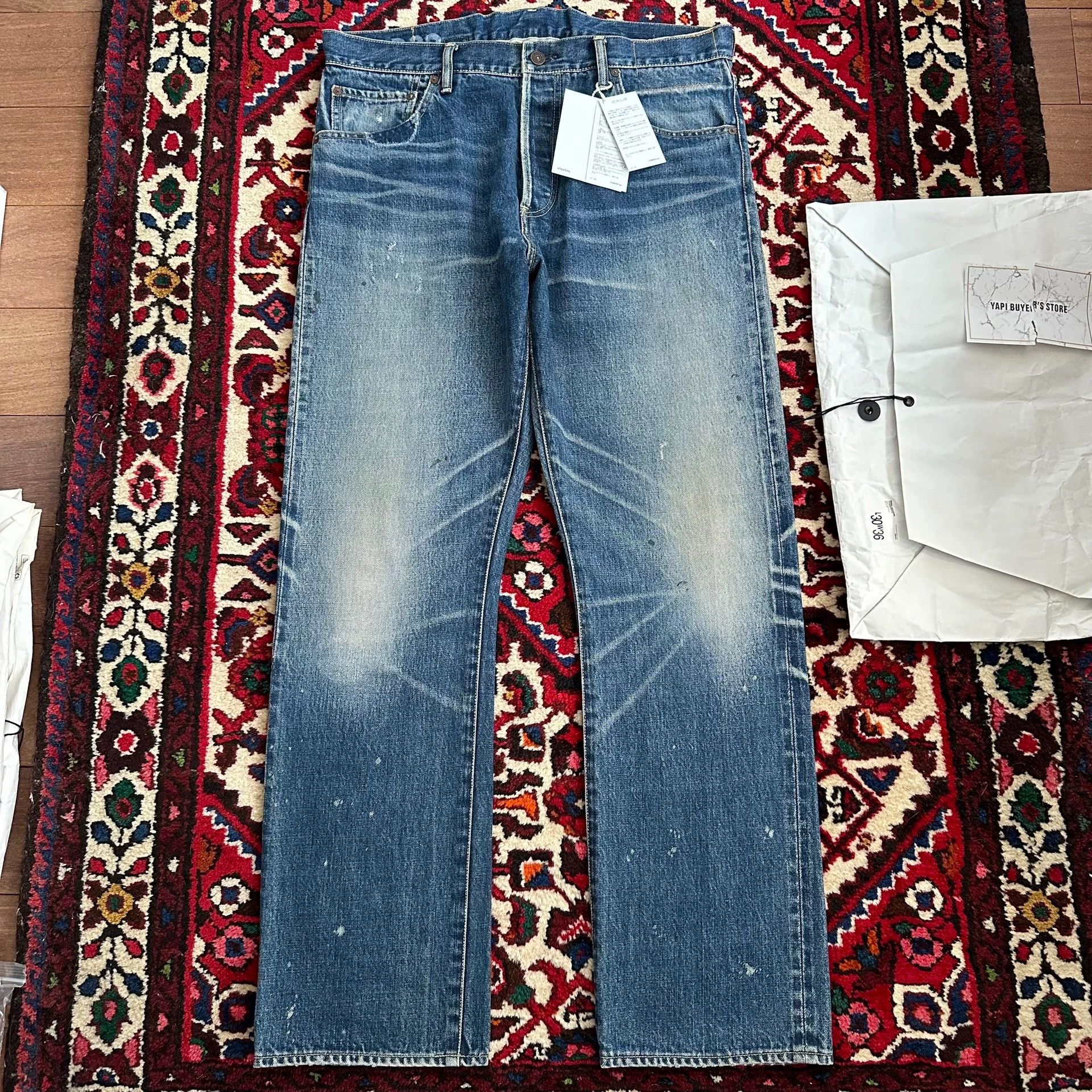 Visvim visvim 21aw 16D29 Washed Jeans 36x30 9.8/10 Size US 36 / EU 52 - 1 Thumbnail
