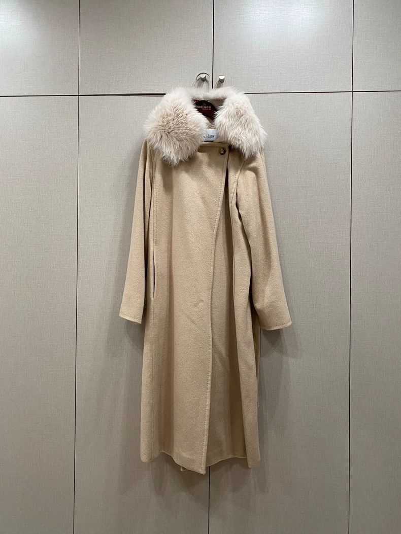 Max Mara Max Mara Camel hair overcoat, bathrobe overcoat Size M / US 6-8 / IT 42-44 - 8 Thumbnail