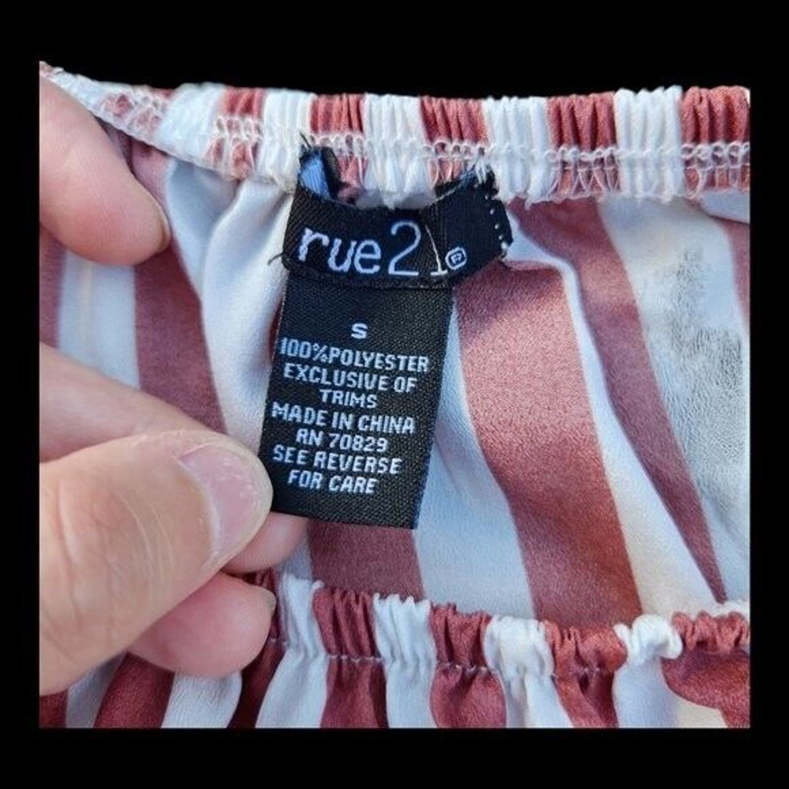 rue21 Rue 21 Striped Women's Blouse Size Small Size S / US 4 / IT 40 - 6 Thumbnail