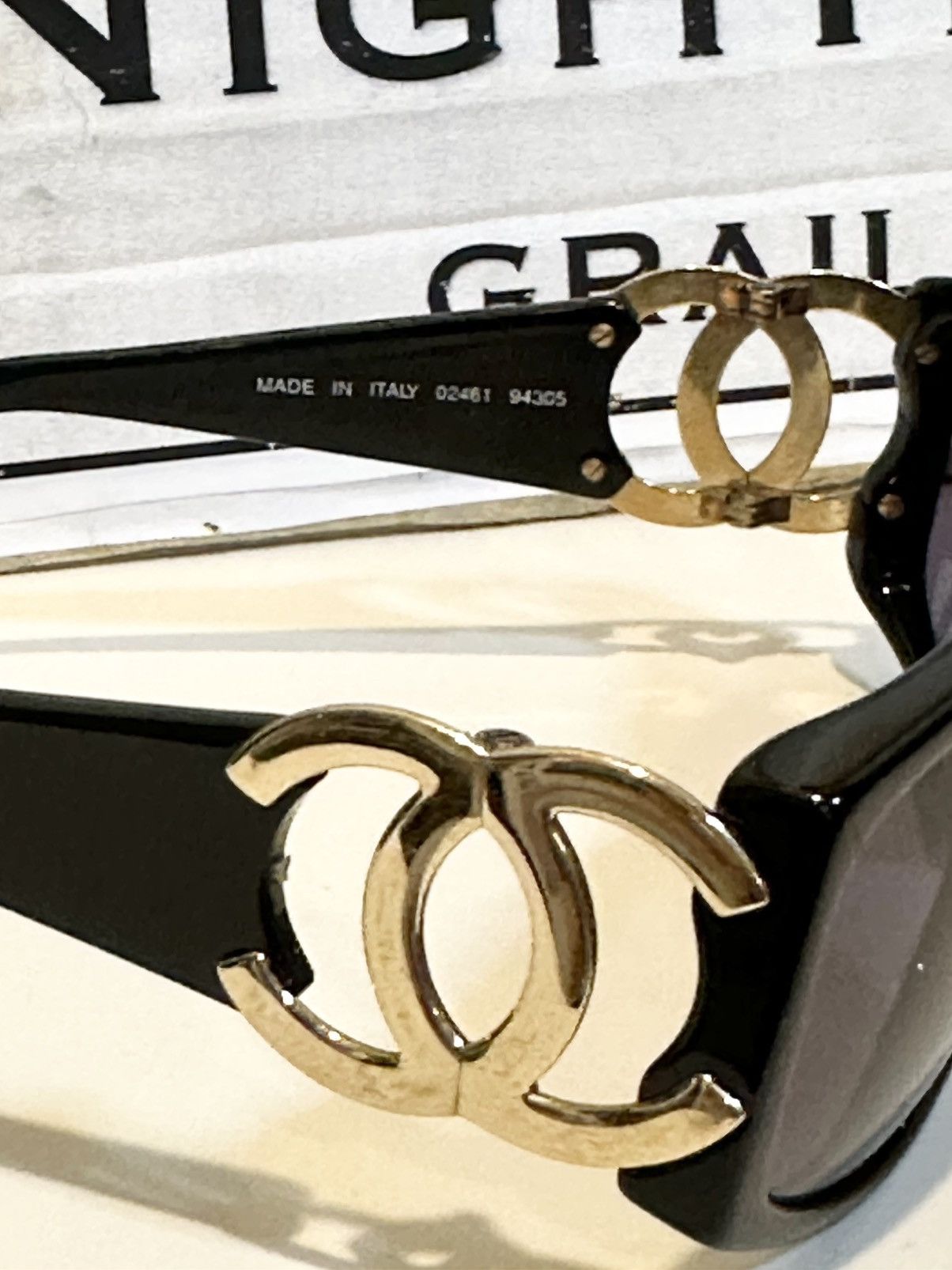 Chanel Vintage Chanel 02461 CC Logo Sunglasses Size ONE SIZE - 4 Thumbnail