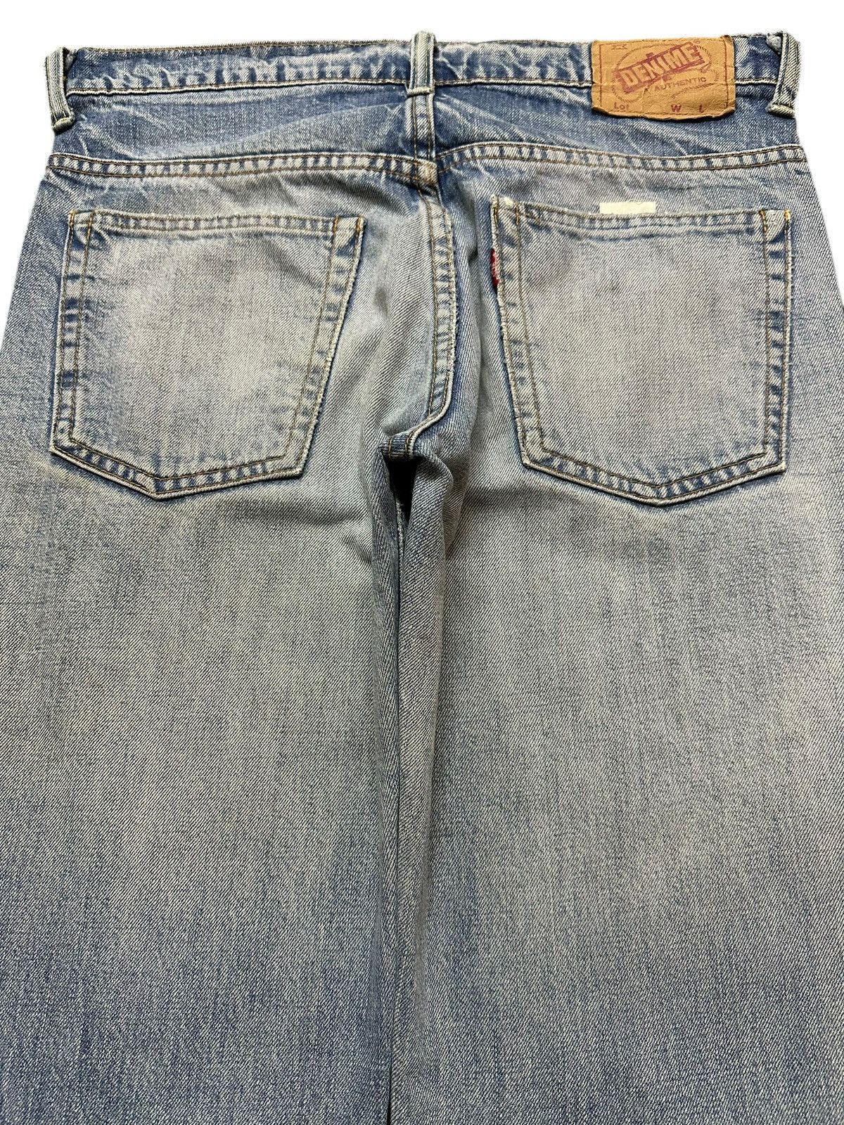 Denime Vintage Japan Denime Faded Wash Style Distress Bootcut Jeans Size US 31 - 5 Thumbnail