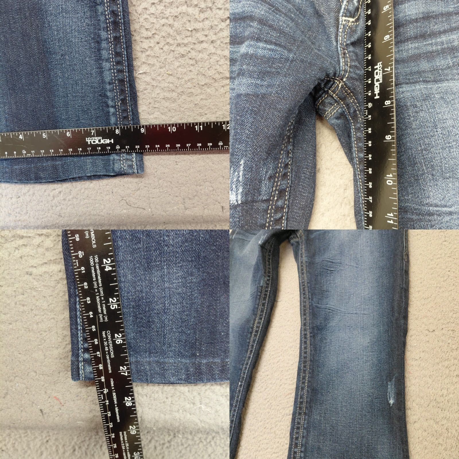 Vintage MAURICES Jeans Women's Size 9/10 Blue Denim Embroidered Whiskered Hemmed READ... Jeans 9/10 Blues Womens Vintage No Size 30" / US 8 / IT 44 - 8 Thumbnail