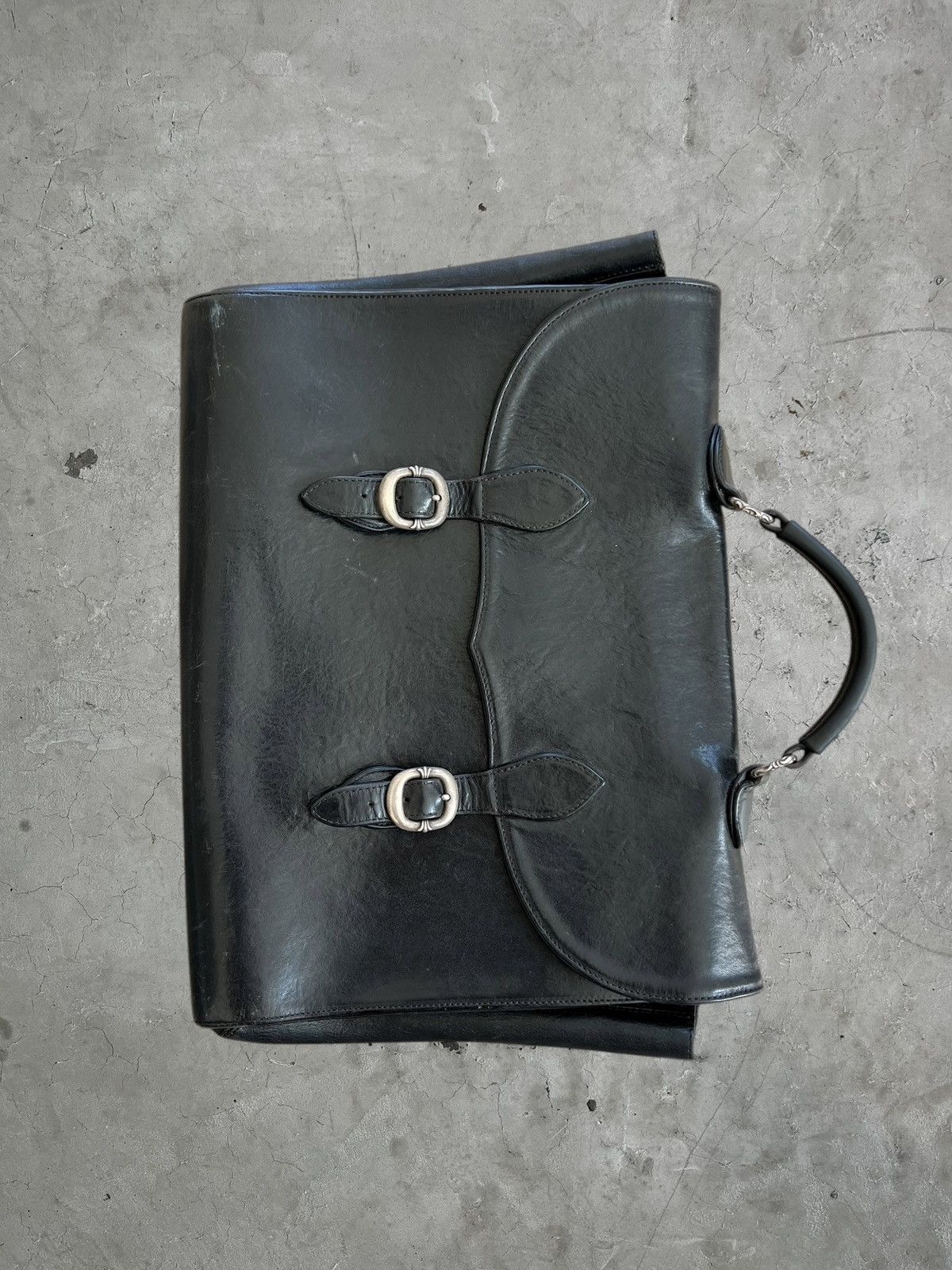 Chrome Hearts Chrome Hearts Leather Briefcase Bag Size ONE SIZE - 4 Thumbnail