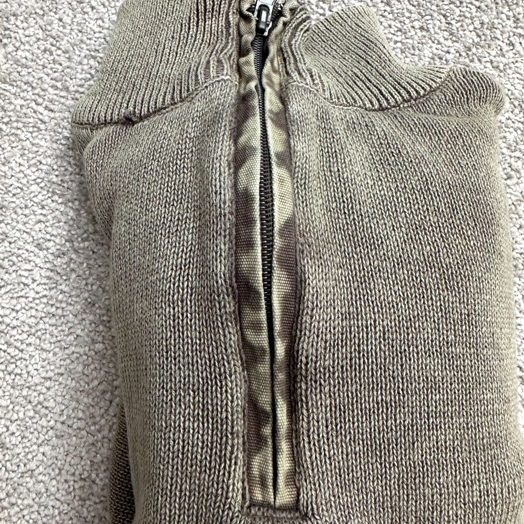 Vintage Arizona Pullover Knit 1/4 Zip Sweater Women L Brown Casual Long Sleeve Mock Neck Knit Style Regular Size L Mens? Size L / US 10 / IT 46 - 5 Thumbnail