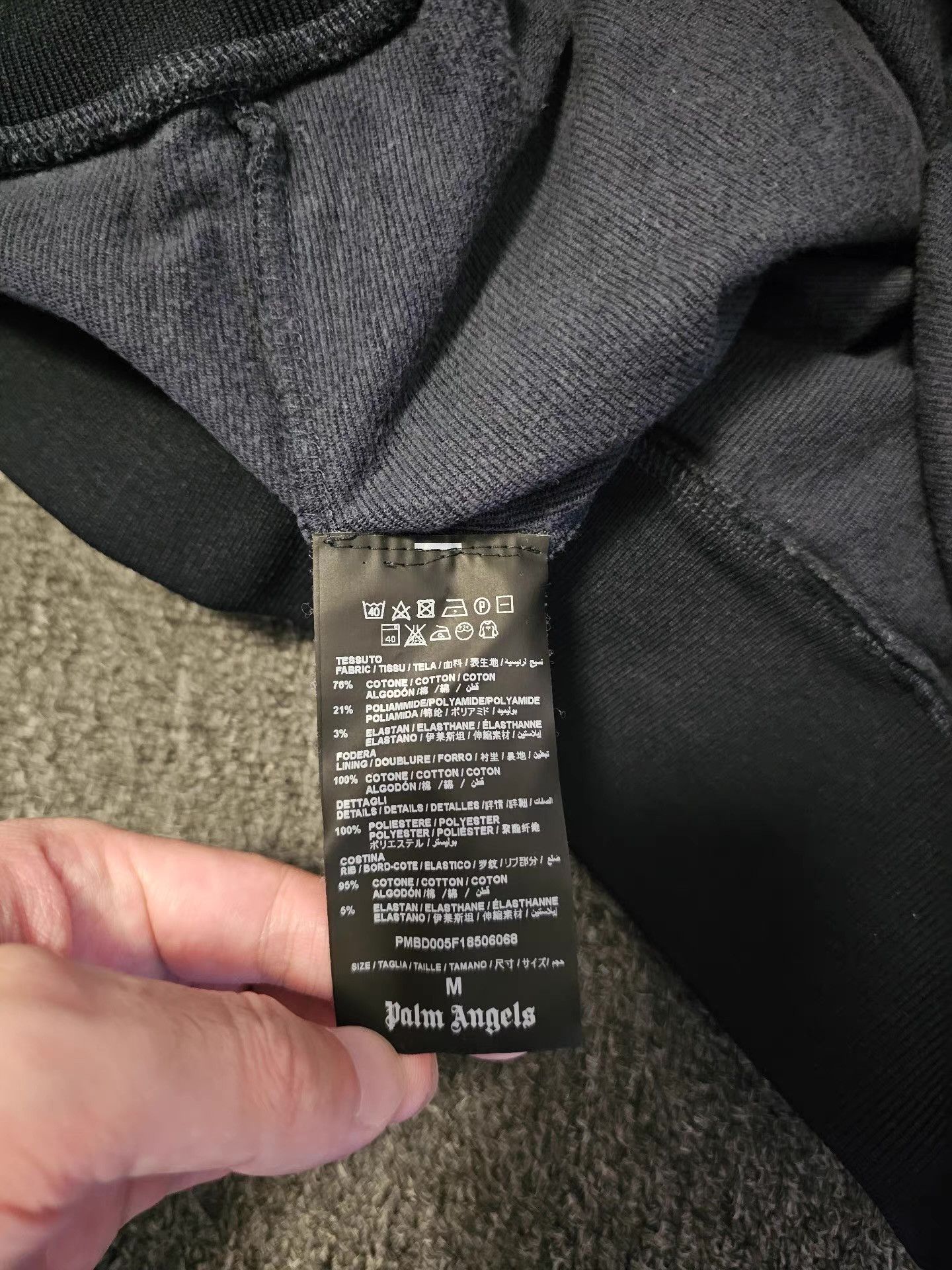 Palm Angels Palm Angels velvet hoodie Size US M / EU 48-50 / 2 - 6 Thumbnail