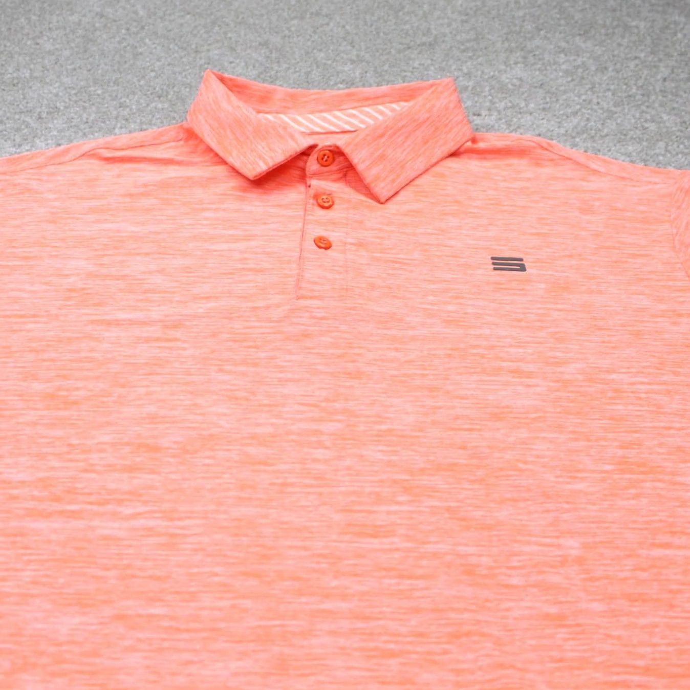 Vintage Three Sixty Six Polo Shirt Mens 3XL XXXL Orange Performance Stretch Golf S/S Shirt Size US XXL / EU 58 / 5 - 4 Thumbnail