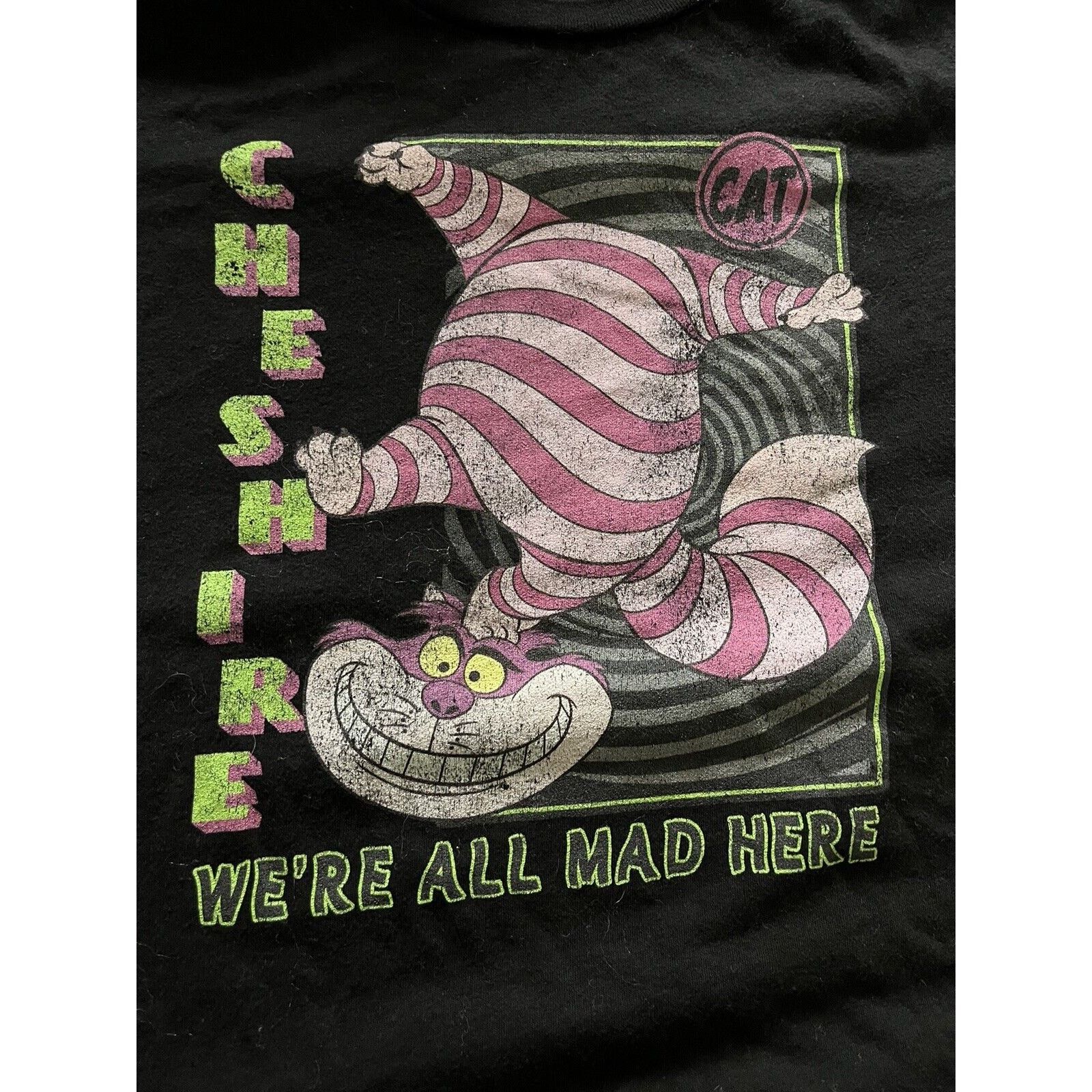 Disney Disney Cheshire Cat “We’re All Mad Here” T-Shirt – Medium Size US M / EU 48-50 / 2 - 2 Thumbnail