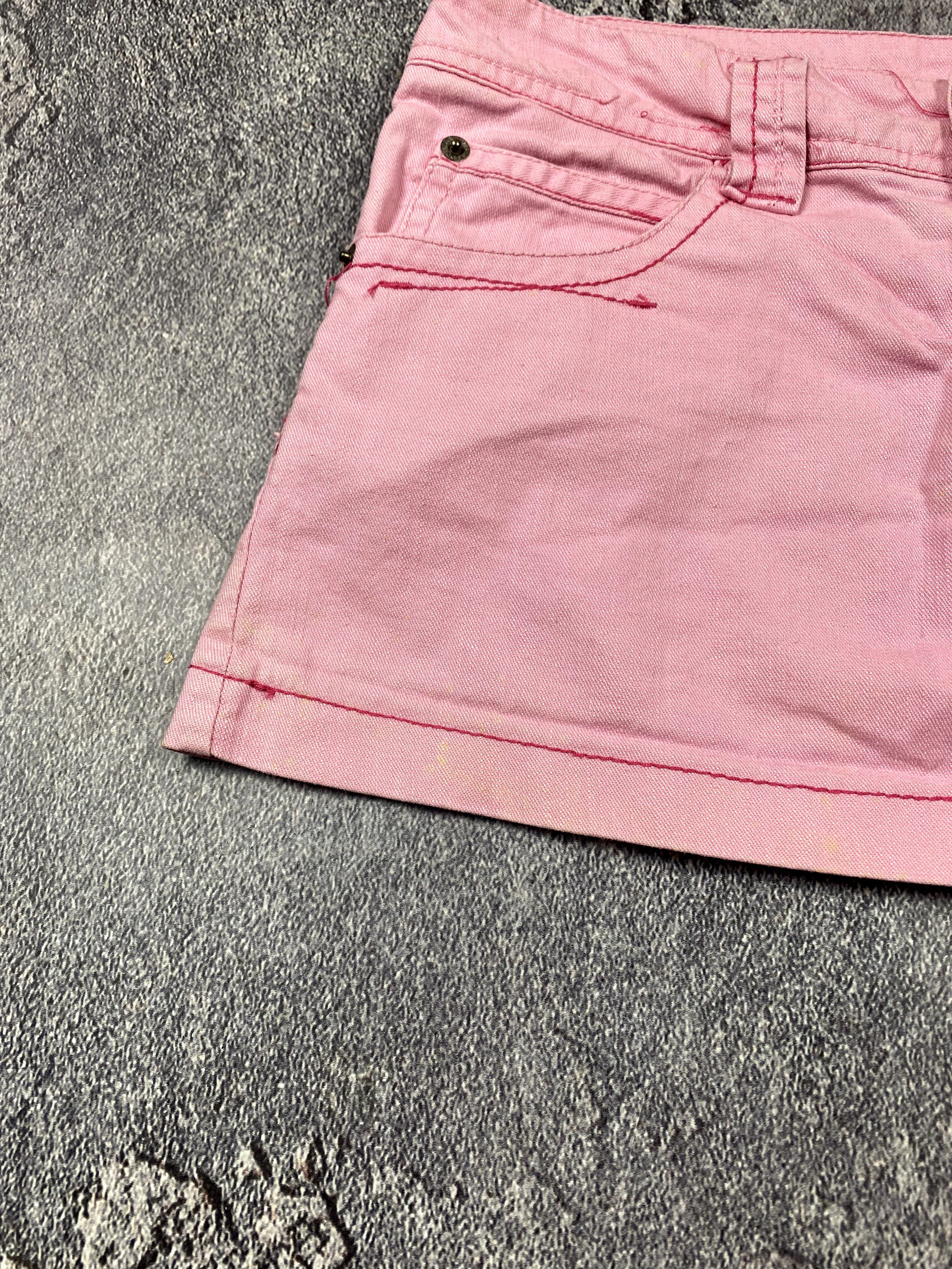 20471120 × Beauty Beast Y2K Pink Glamour Mini Skirt 2000s Streetwear Aesthetic Size 28" / US 6 / IT 42 - 7 Thumbnail
