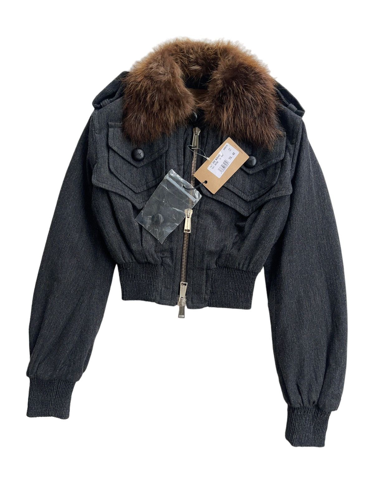 Dsquared2 FW05 Runway Dsquared2 Beaver Fur Crop Jacket Size S / US 4 / IT 40 - 3 Thumbnail