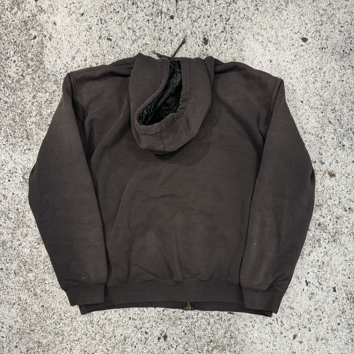 Carhartt Carhartt Thrashed Faded Distressed Zip Up Hoodie ERD Grunge Size US XXL / EU 58 / 5 - 4 Thumbnail