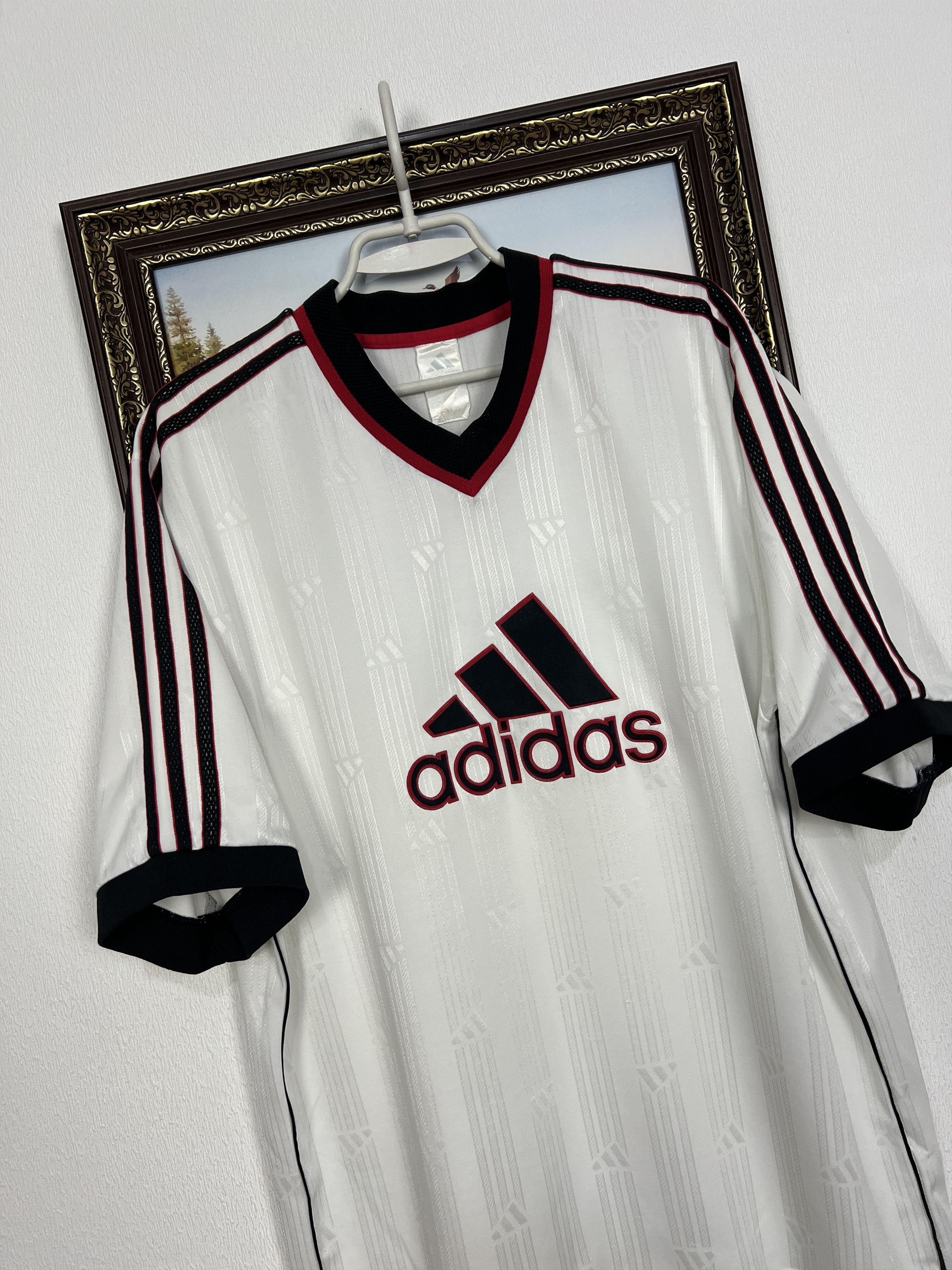 Adidas Vintage Kaiserslautern Football Template Shirt Soccer Trikot Size US L / EU 52-54 / 3 - 4 Thumbnail
