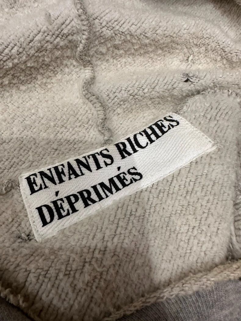 Enfants Riches Deprimes Unique Hand-Painted Gray Hoodie by ERD-2506 Size US XL / EU 56 / 4 - 6 Thumbnail