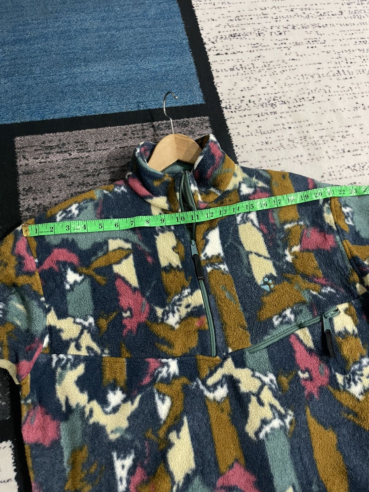 Jack Wolfskin Vintage Jack Wolfskin Fleece Half Zipper Jacket Size US L / EU 52-54 / 3 - 18 Thumbnail