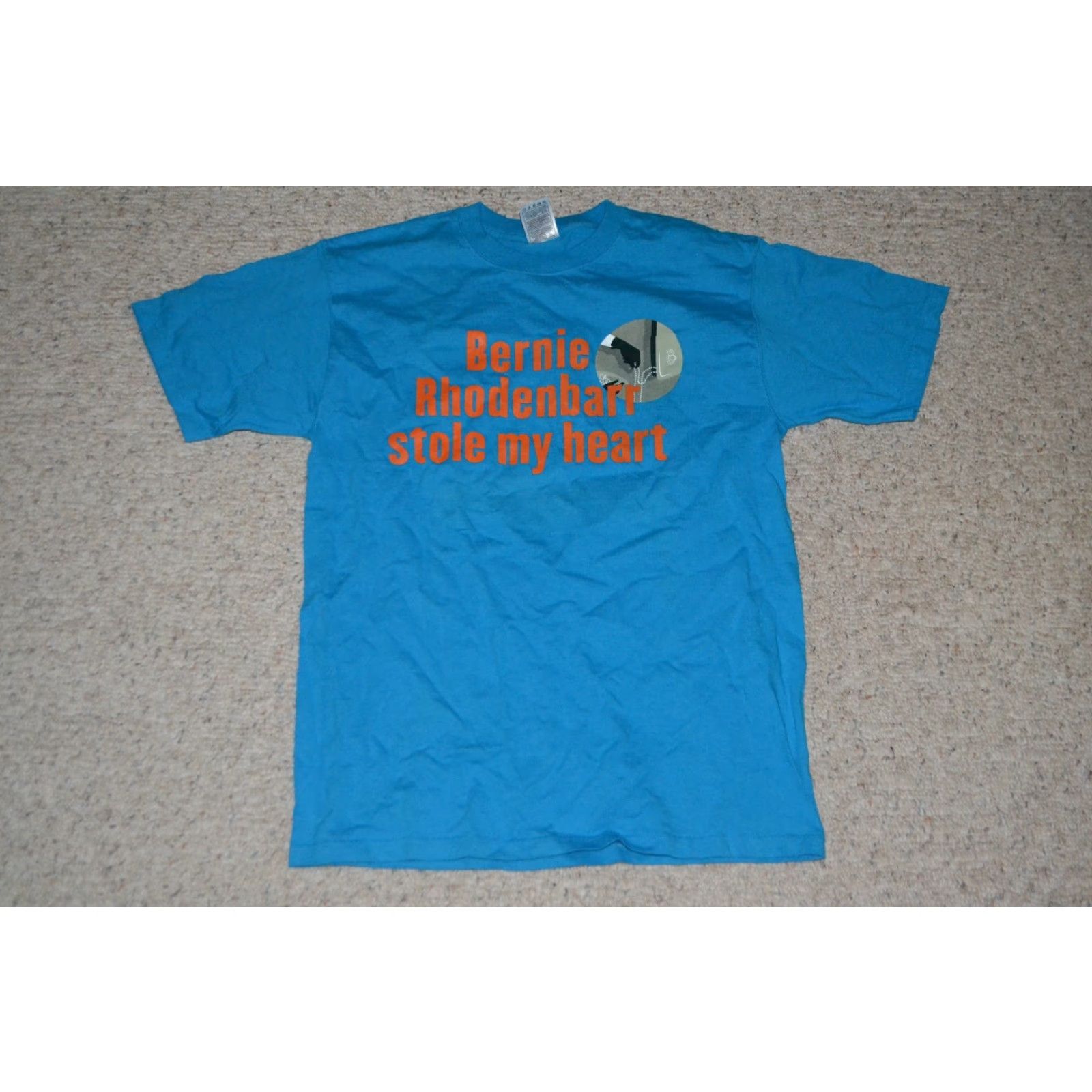Fruit Of The Loom Lawrence Block The Burglar On The Prowl T Shirt Medium Bernie Rhodenbarr Blue 100% Cotton Graphic Tee Mens Books Decade 1970s Size US M / EU 48-50 / 2 - 3 Thumbnail